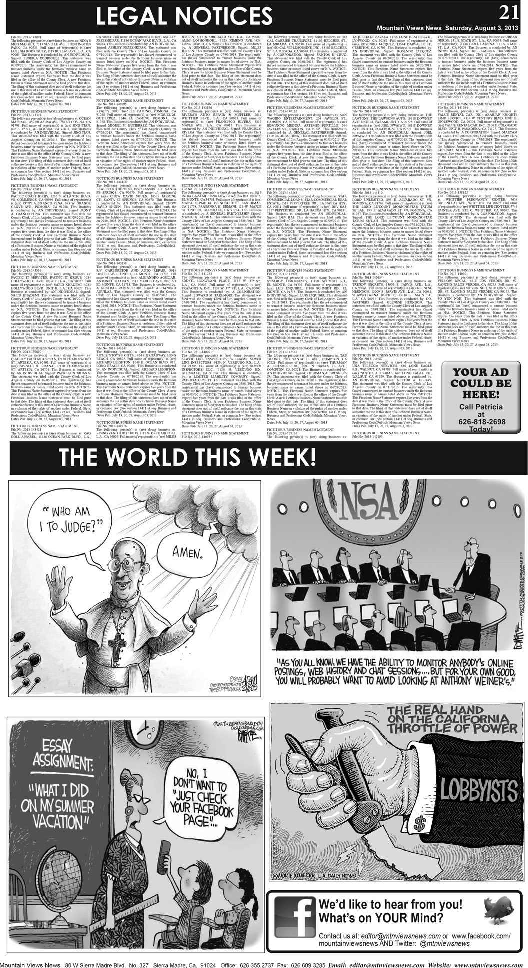 MVNews this week:  Page 21