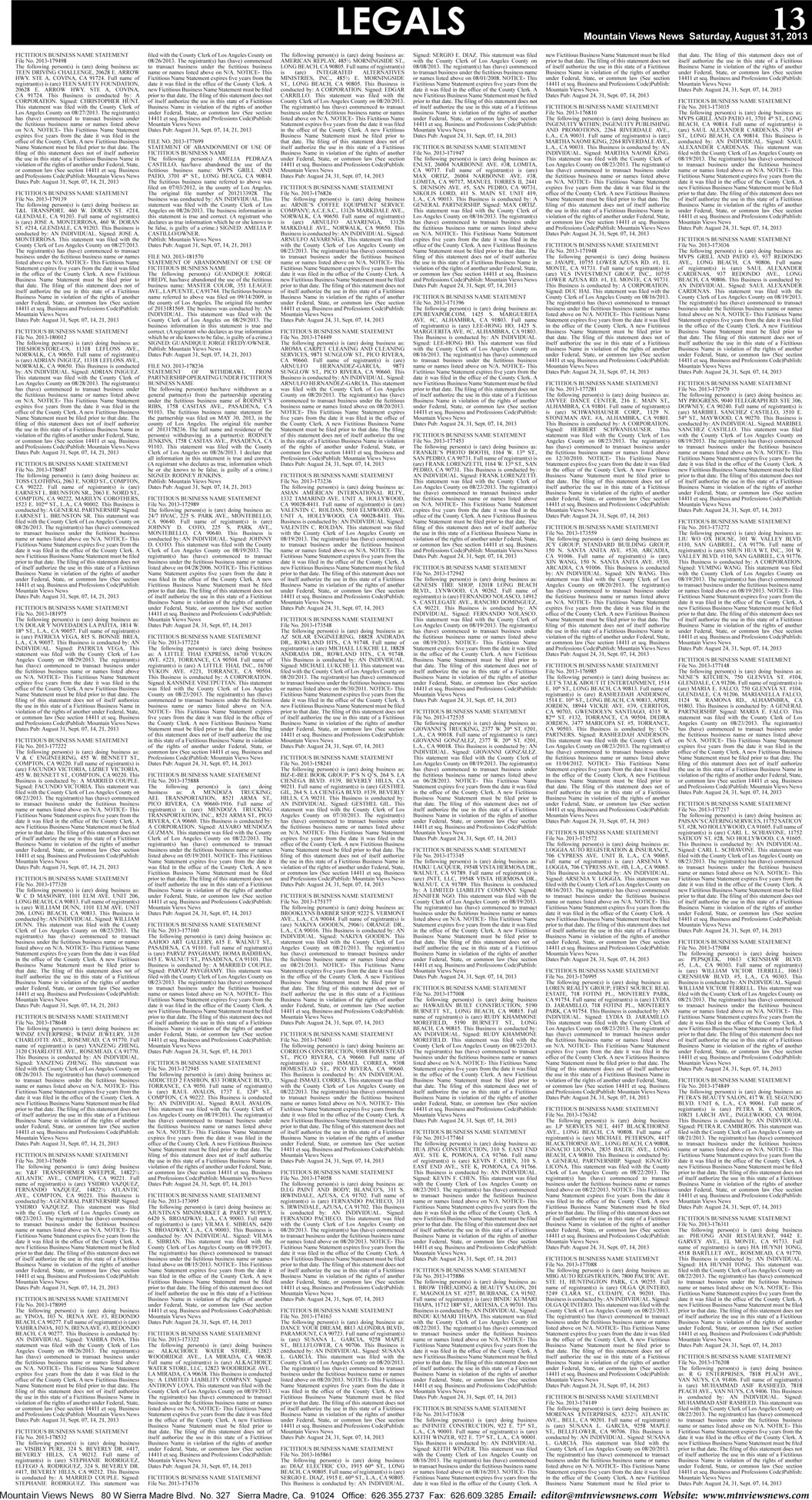 MVNews this week:  Page 13