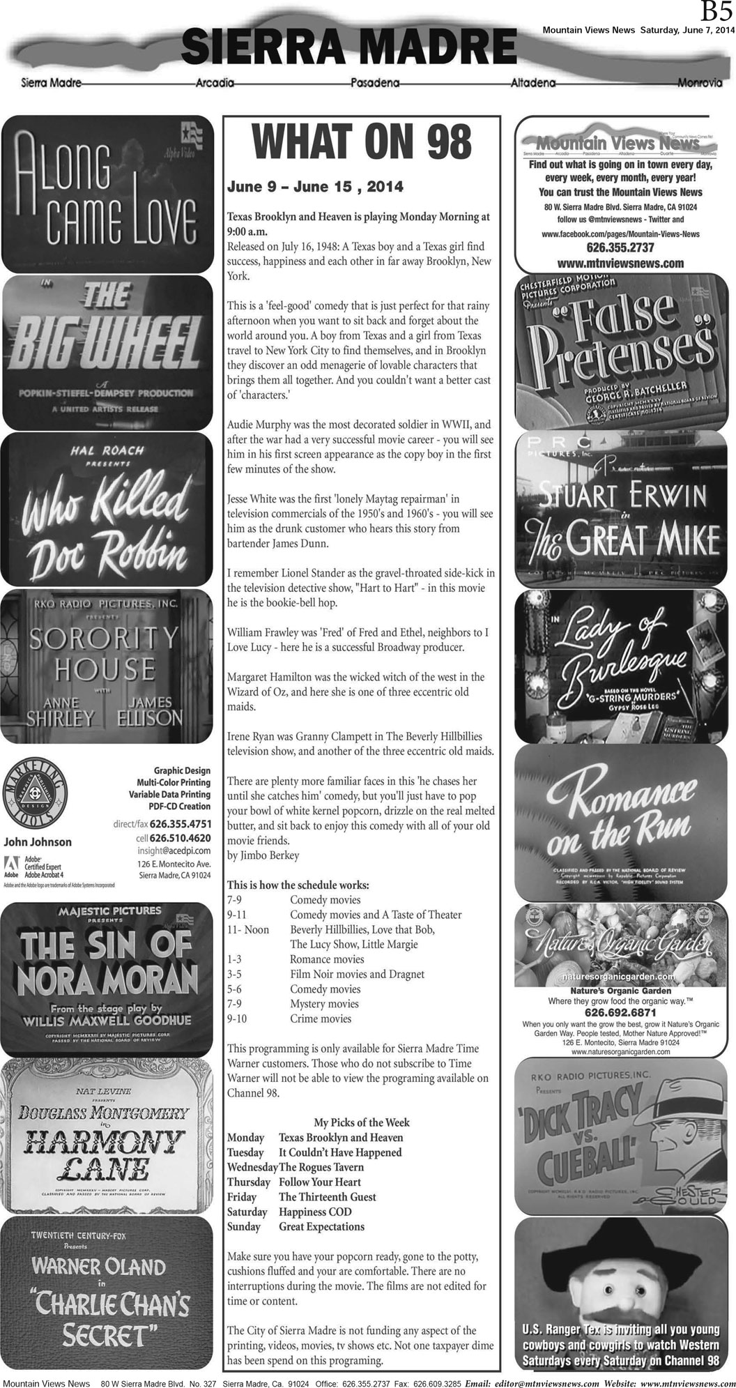 MVNews this week:  Page B:5