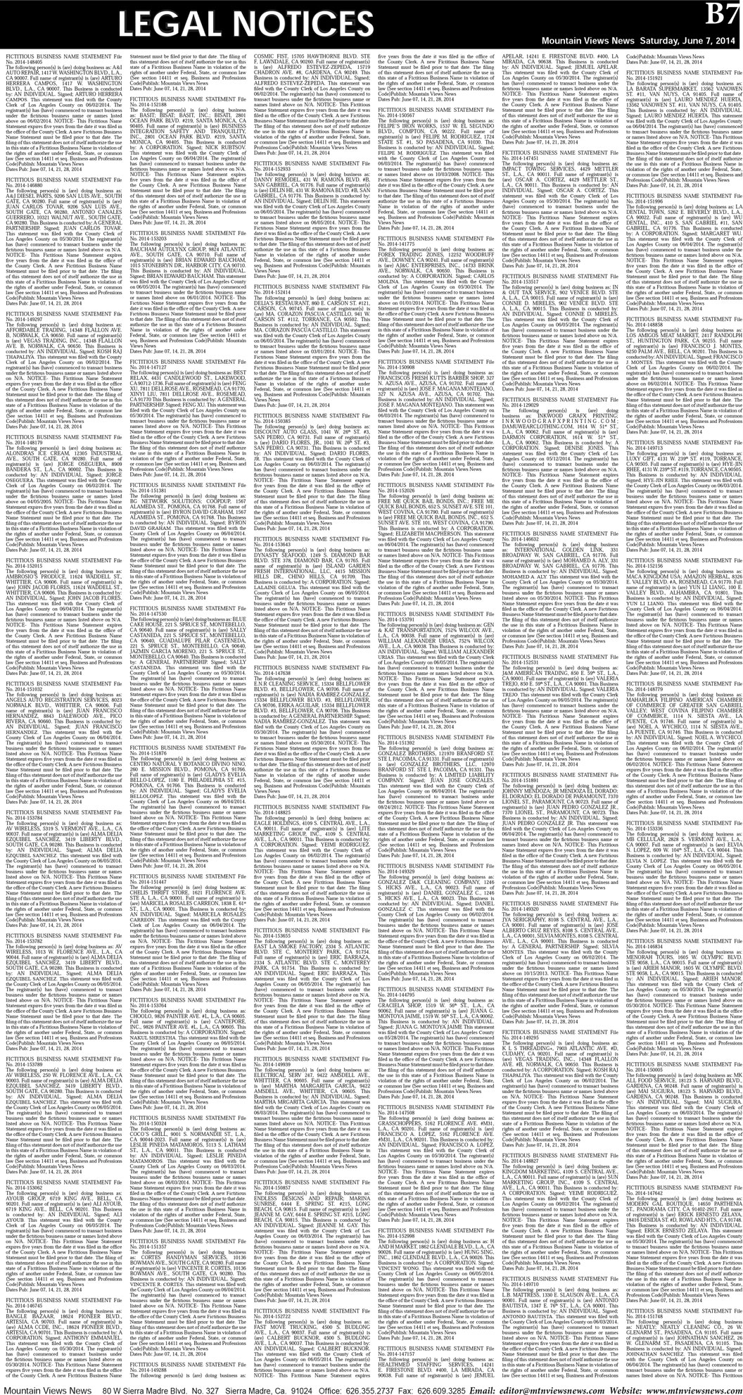 MVNews this week:  Page B:7