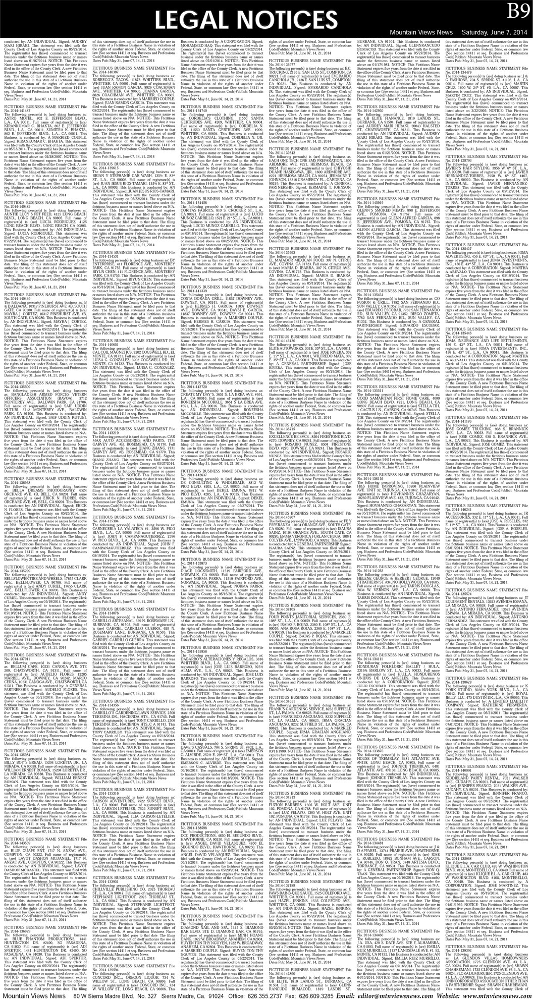 MVNews this week:  Page B:9