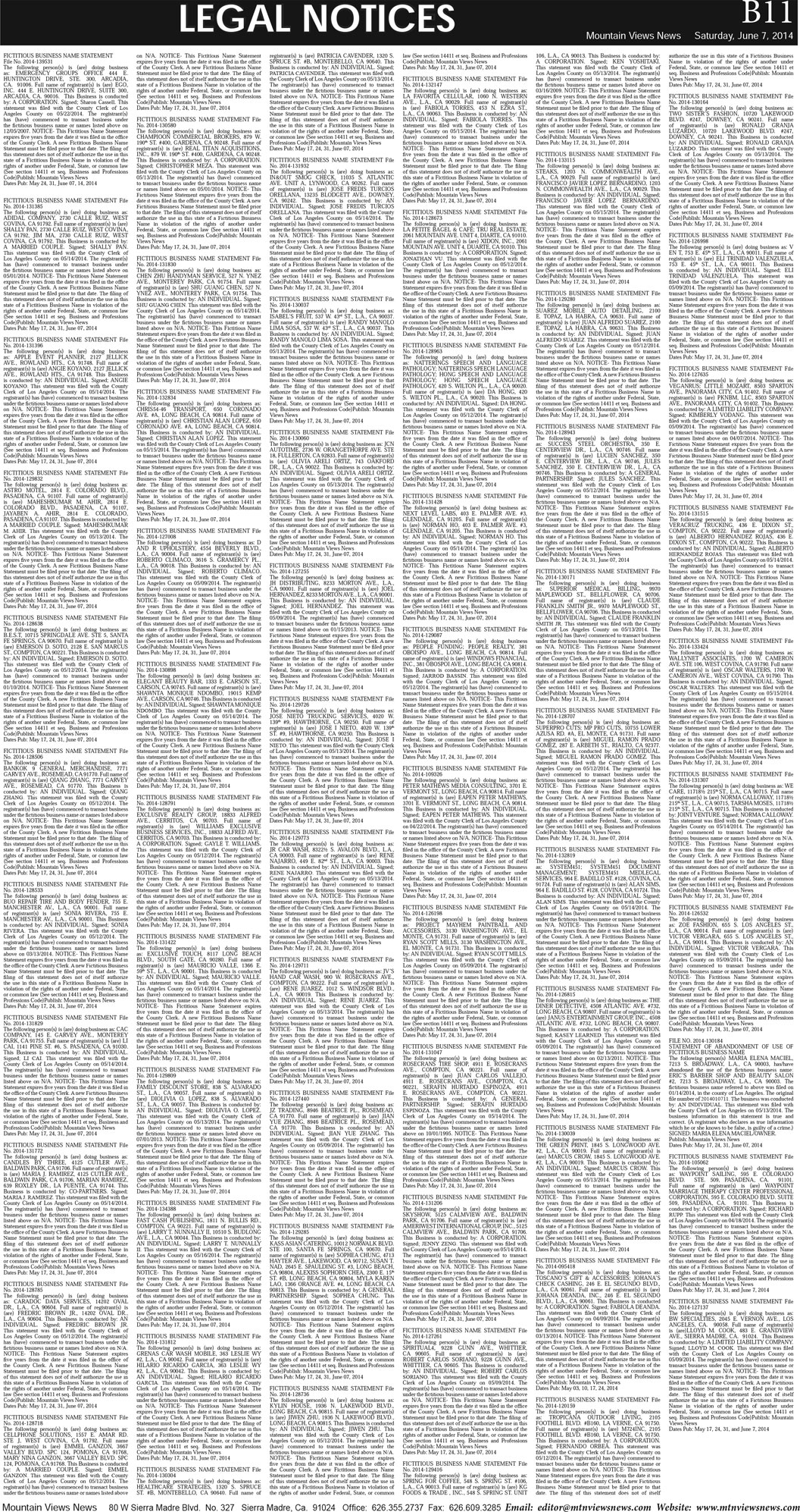 MVNews this week:  Page B:11