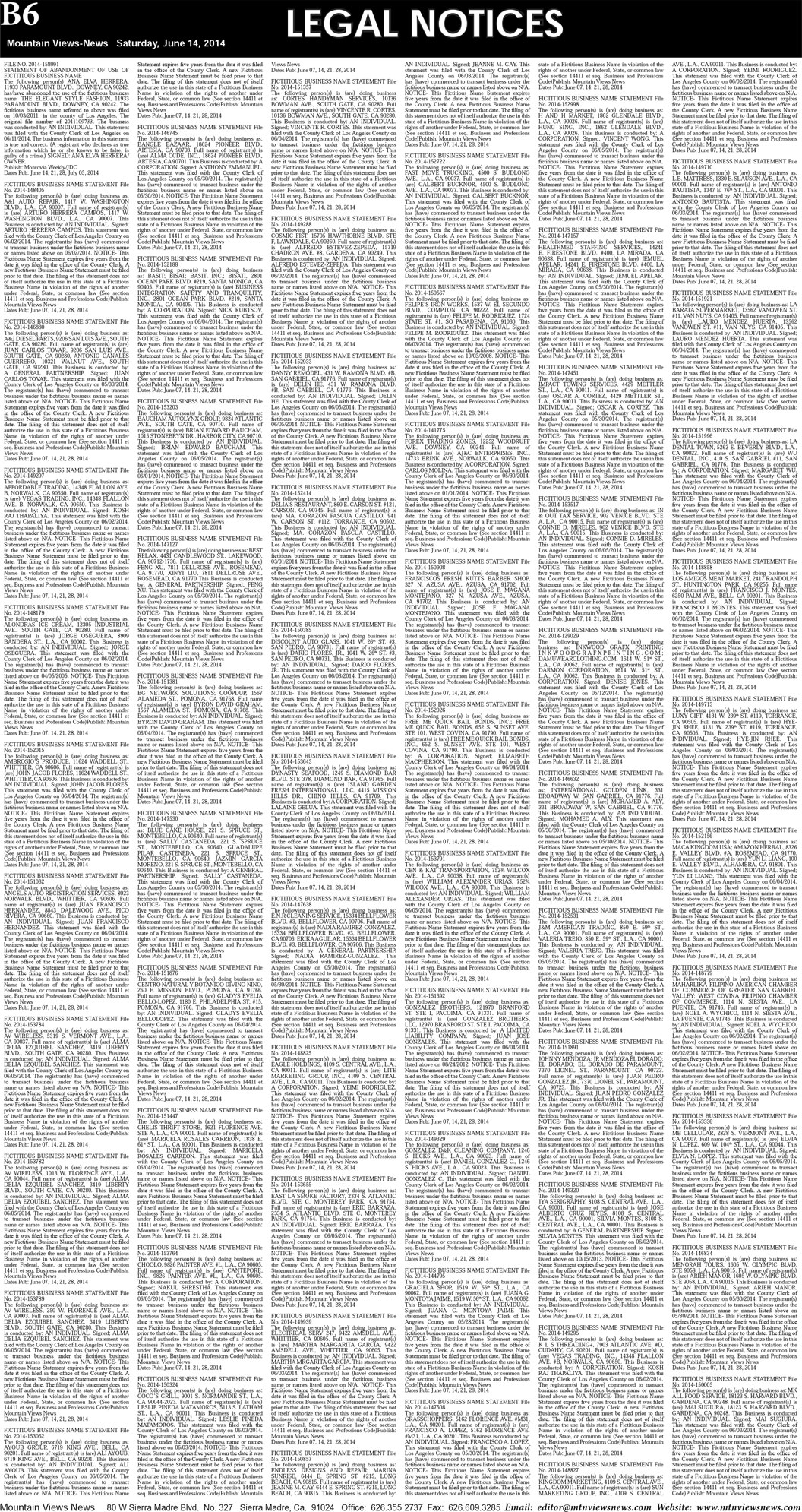 MVNews this week:  Page B:6