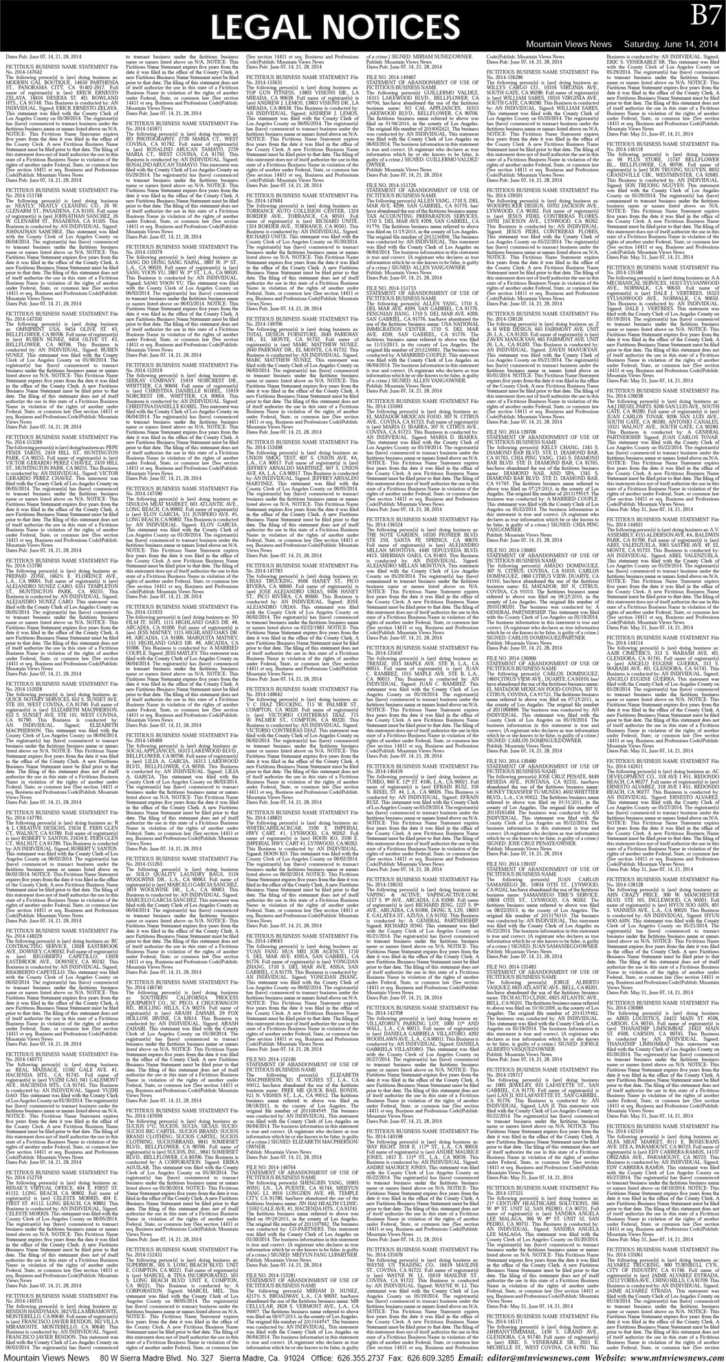 MVNews this week:  Page B:7