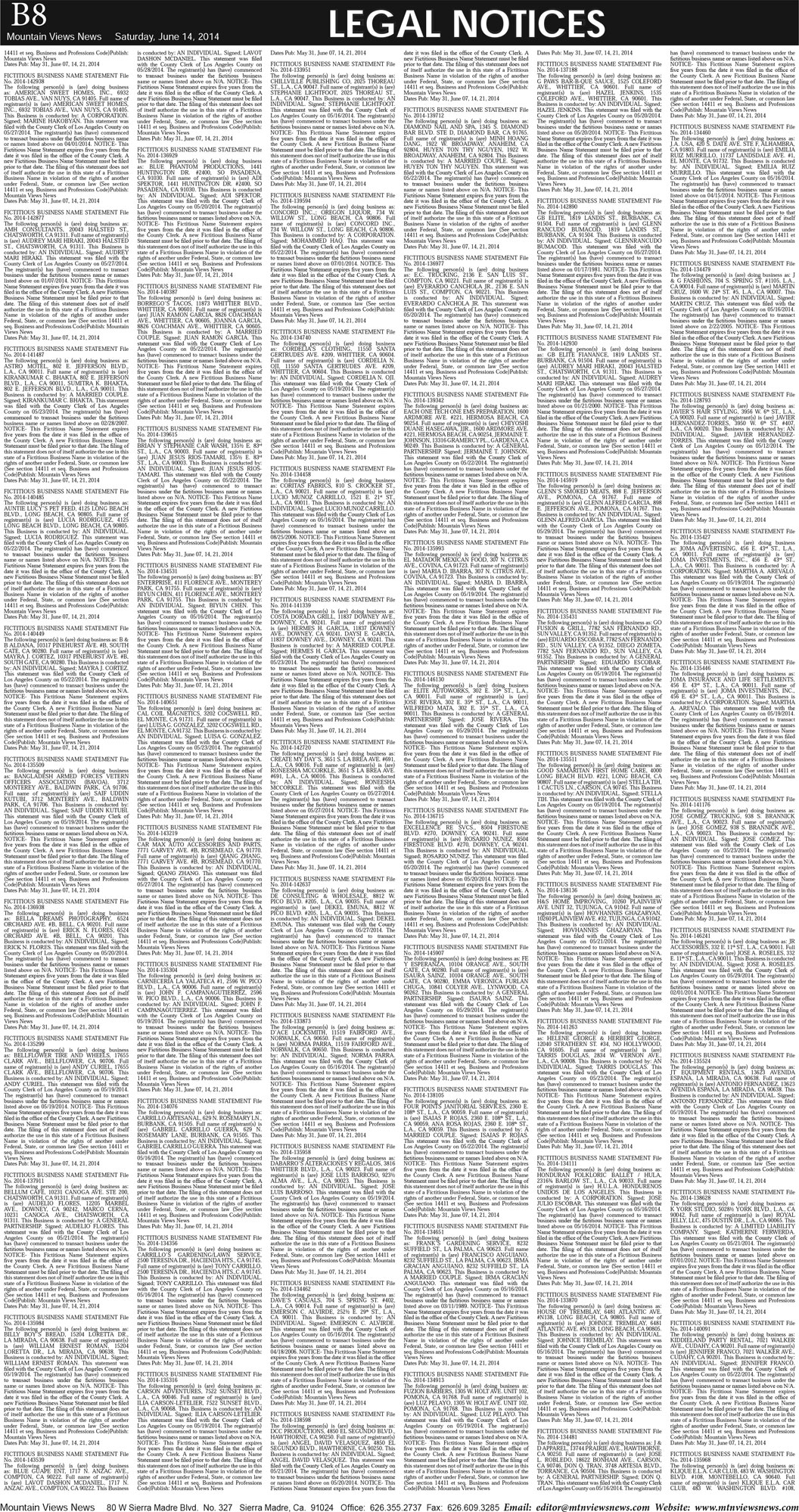 MVNews this week:  Page B:8