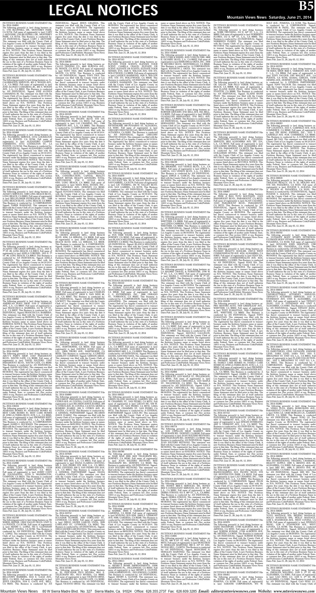 MVNews this week:  Page B:5