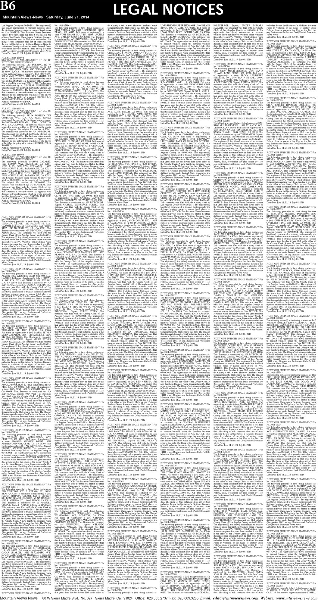 MVNews this week:  Page B:6