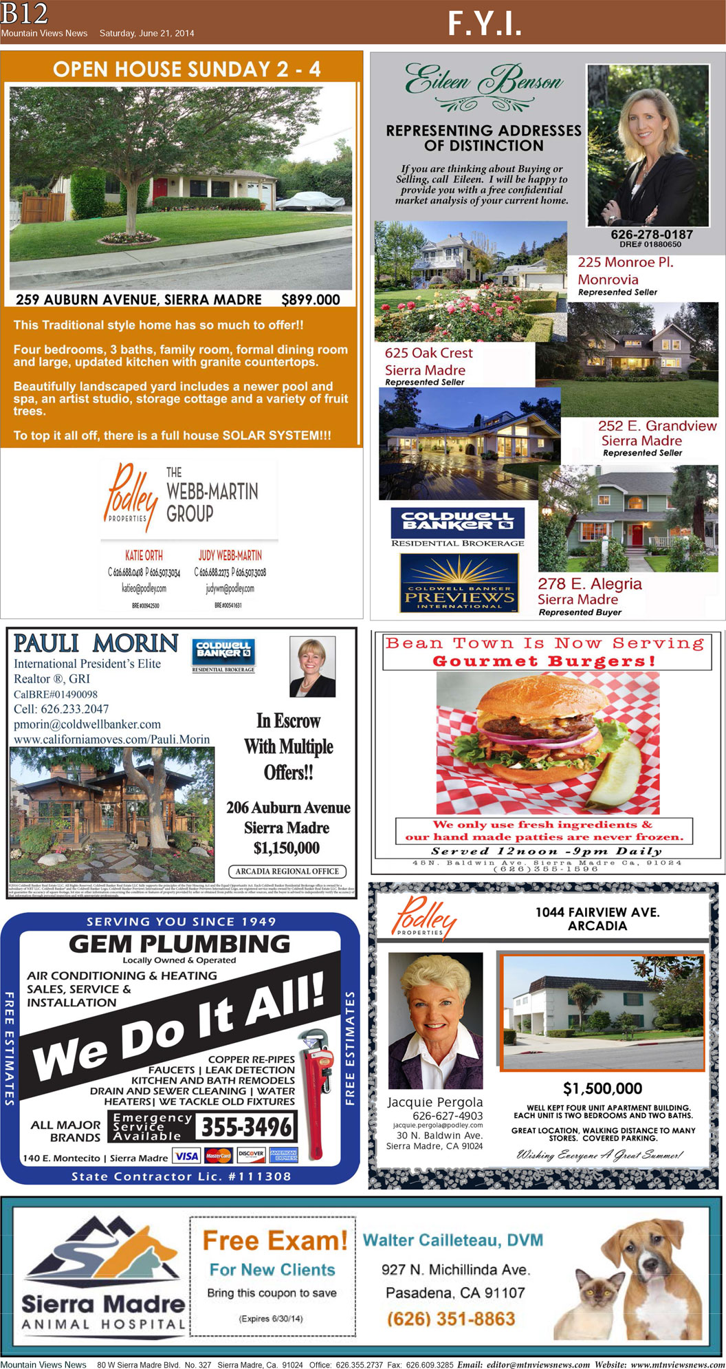 MVNews this week:  Page B:12