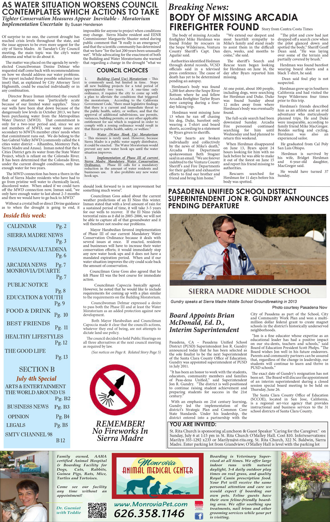 MVNews this week:  Page 1