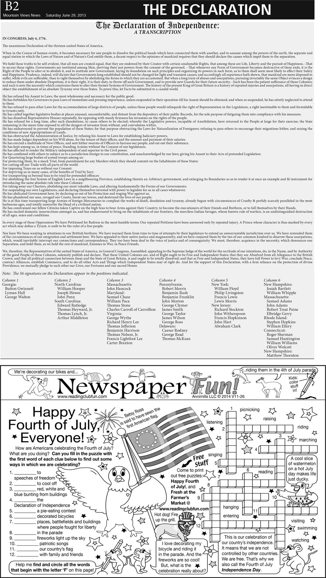 MVNews this week:  Page B:2