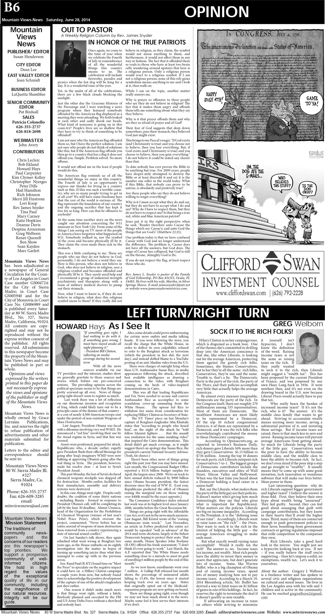 MVNews this week:  Page B:6