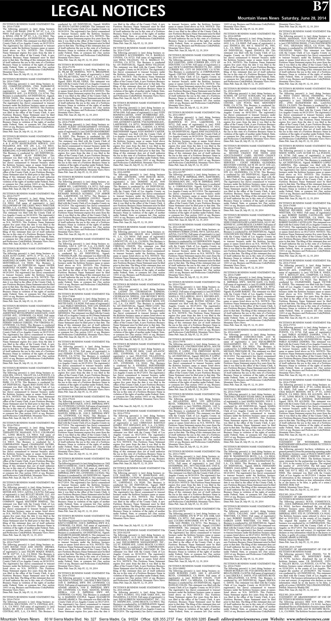 MVNews this week:  Page B:7