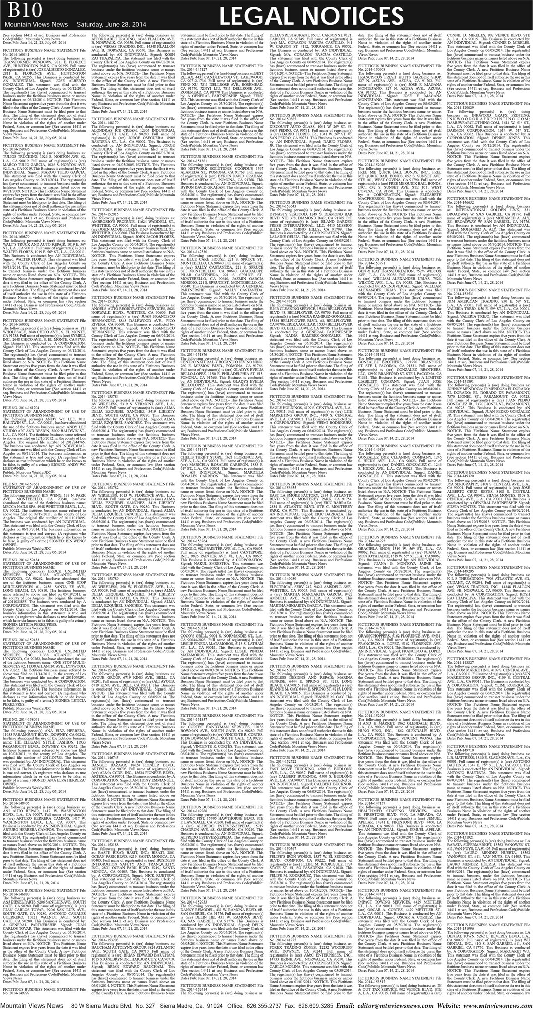 MVNews this week:  Page B:10