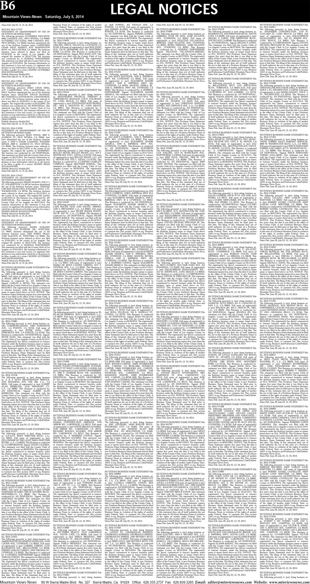 MVNews this week:  Page B:6