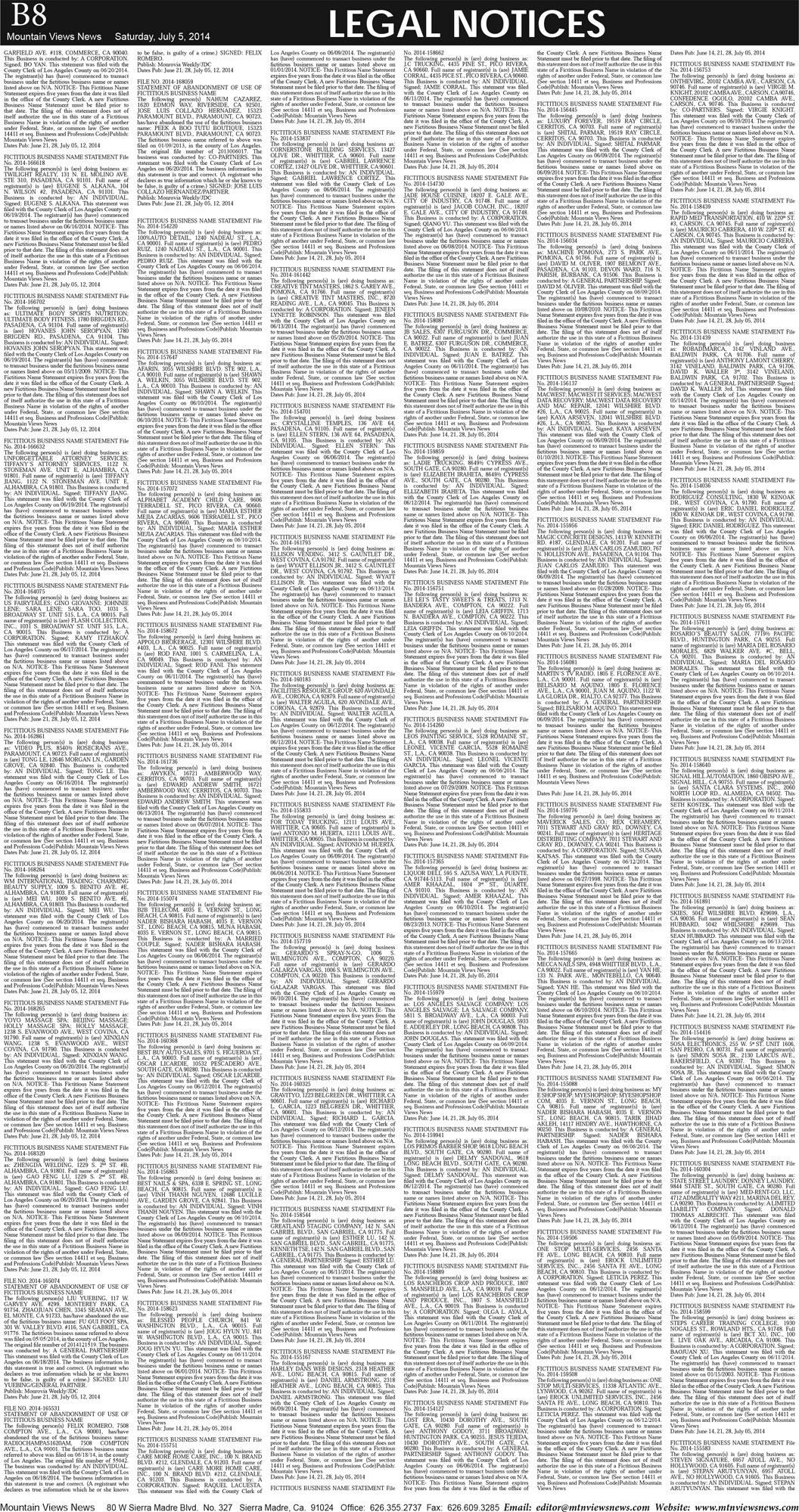 MVNews this week:  Page B:8