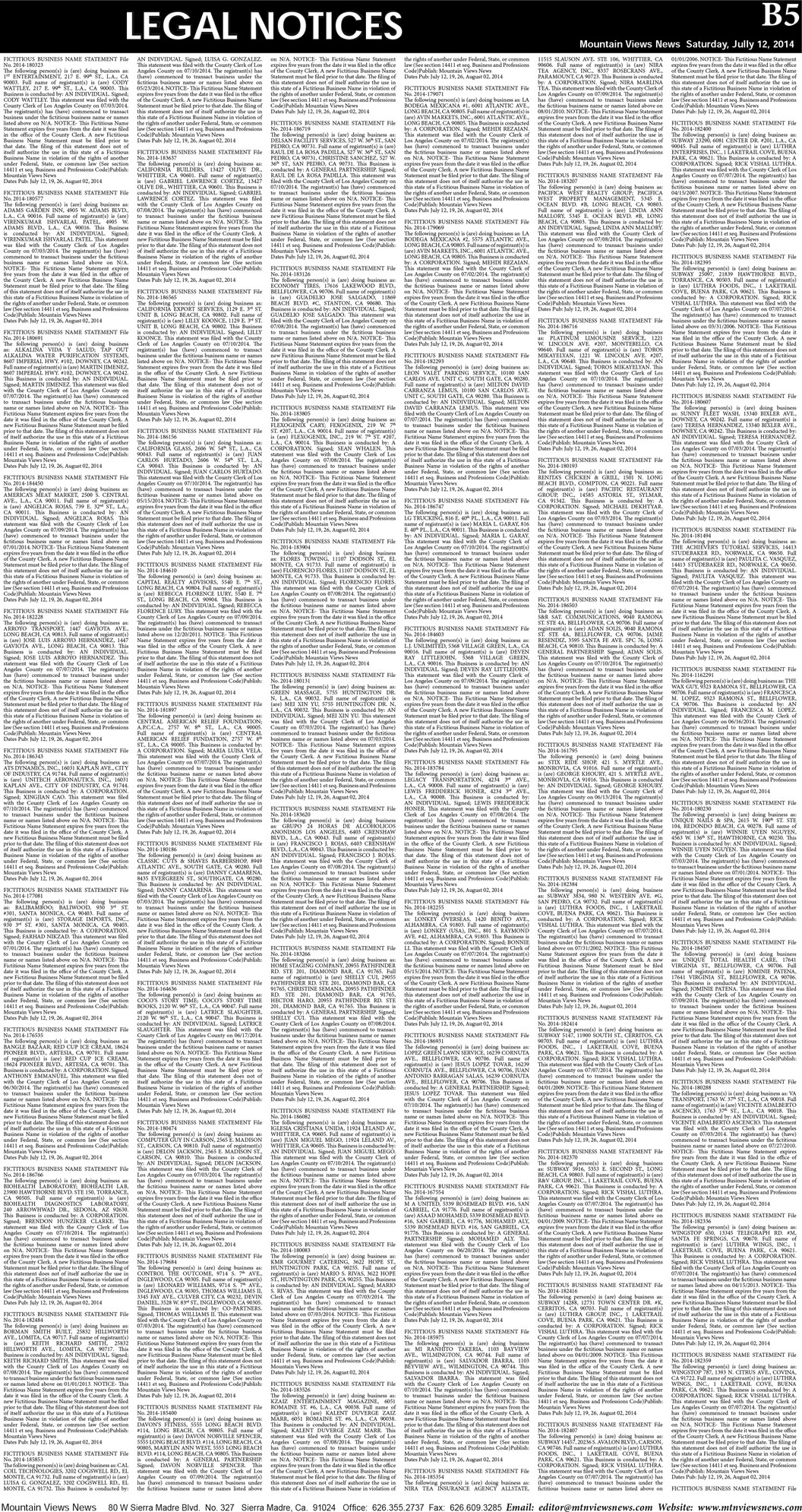 MVNews this week:  Page B:5