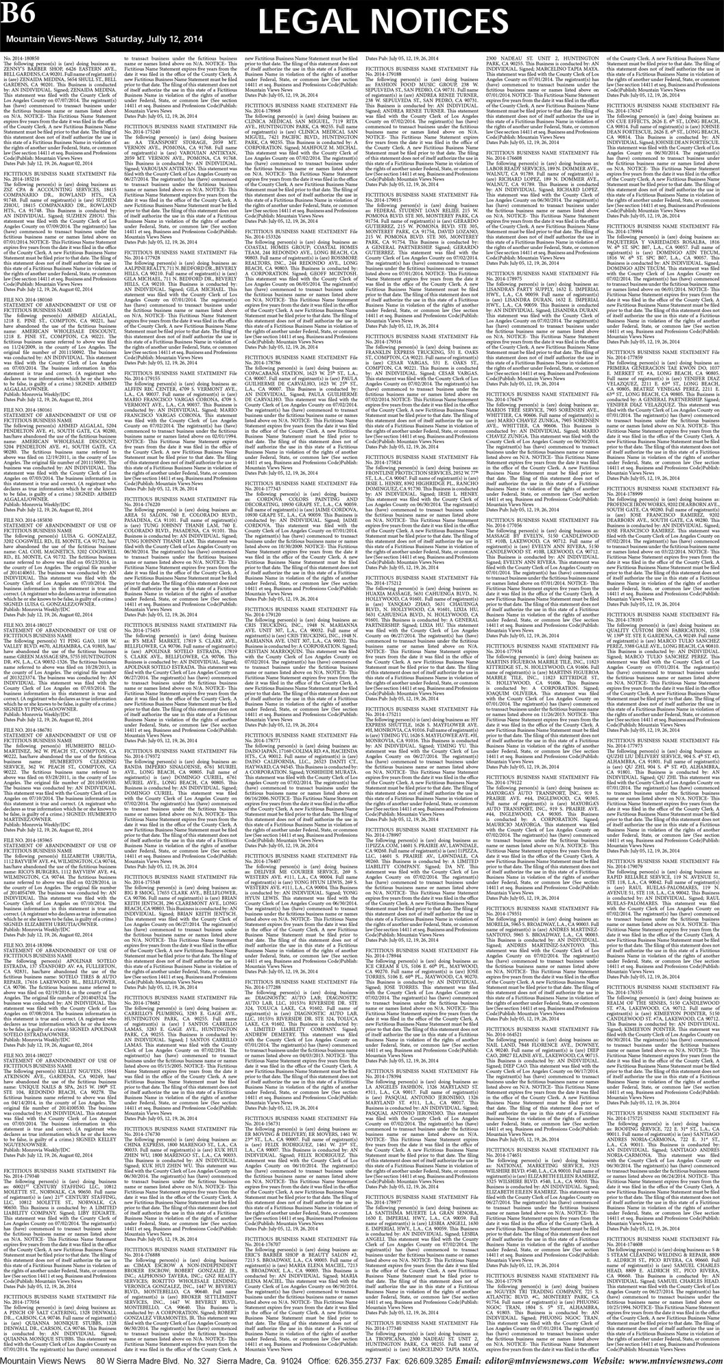 MVNews this week:  Page B:6