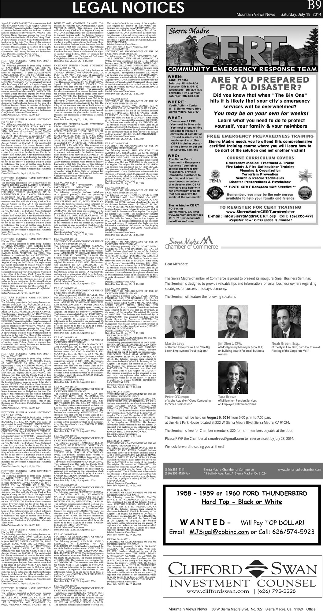 MVNews this week:  Page B:9