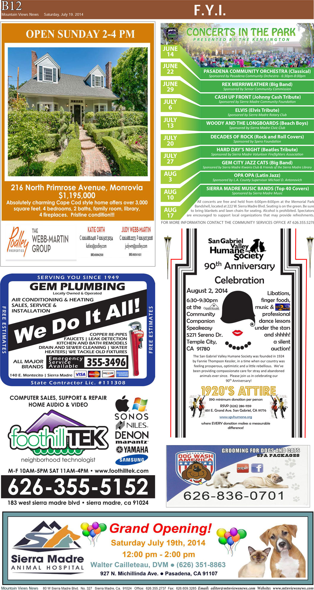 MVNews this week:  Page B:12