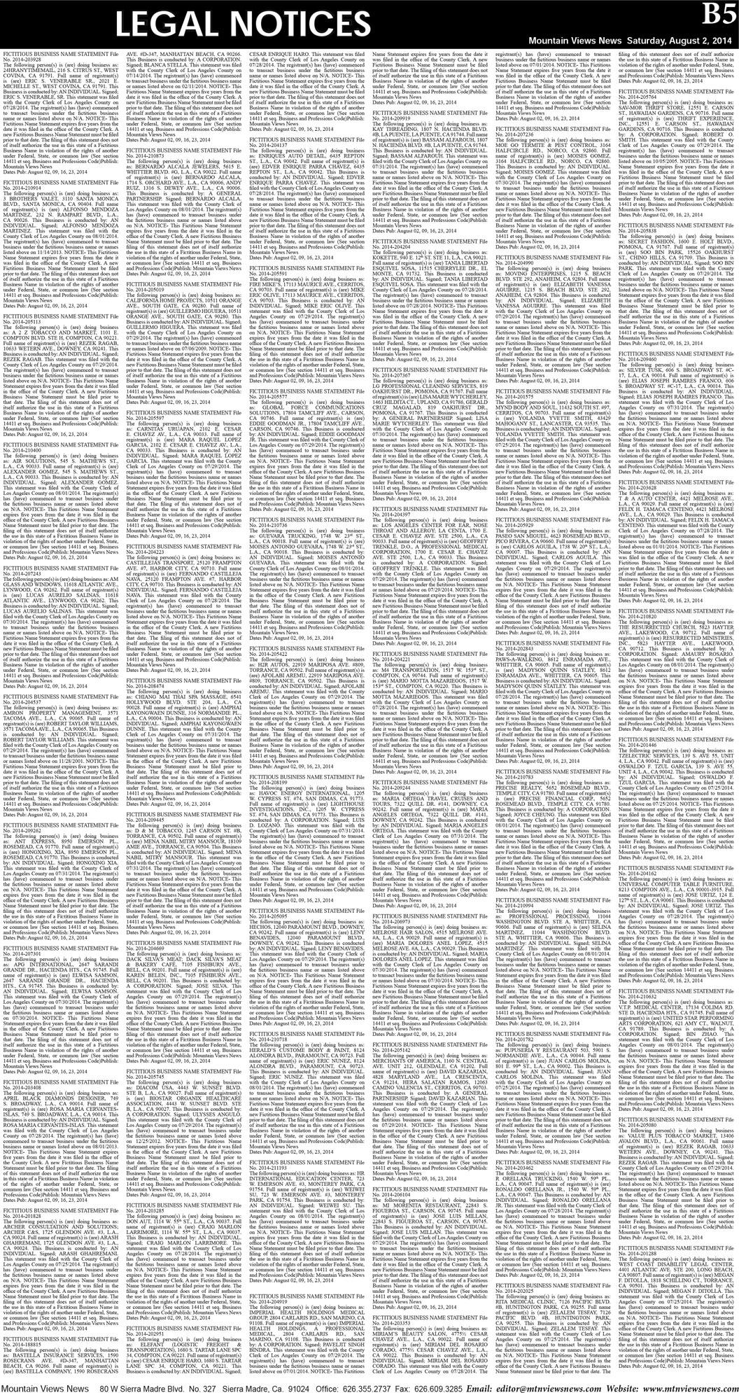 MVNews this week:  Page B:5