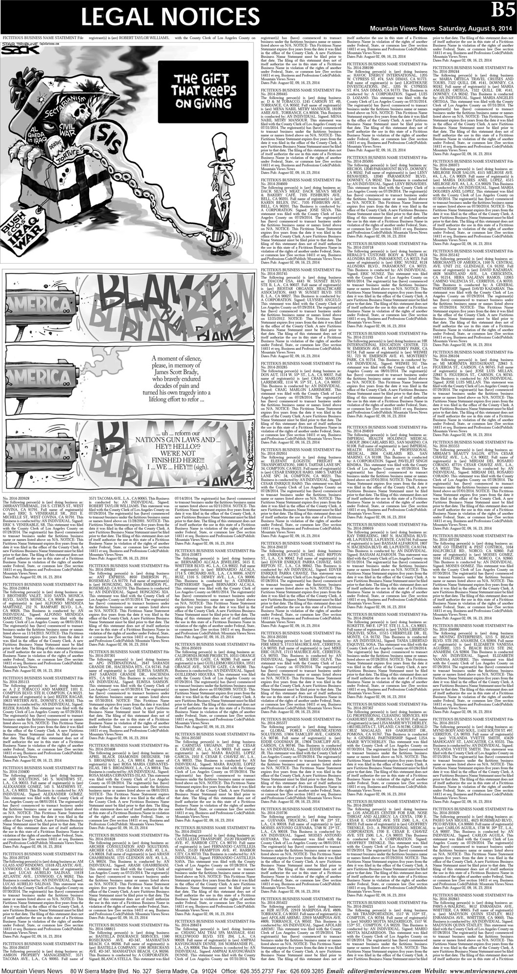 MVNews this week:  Page B:5