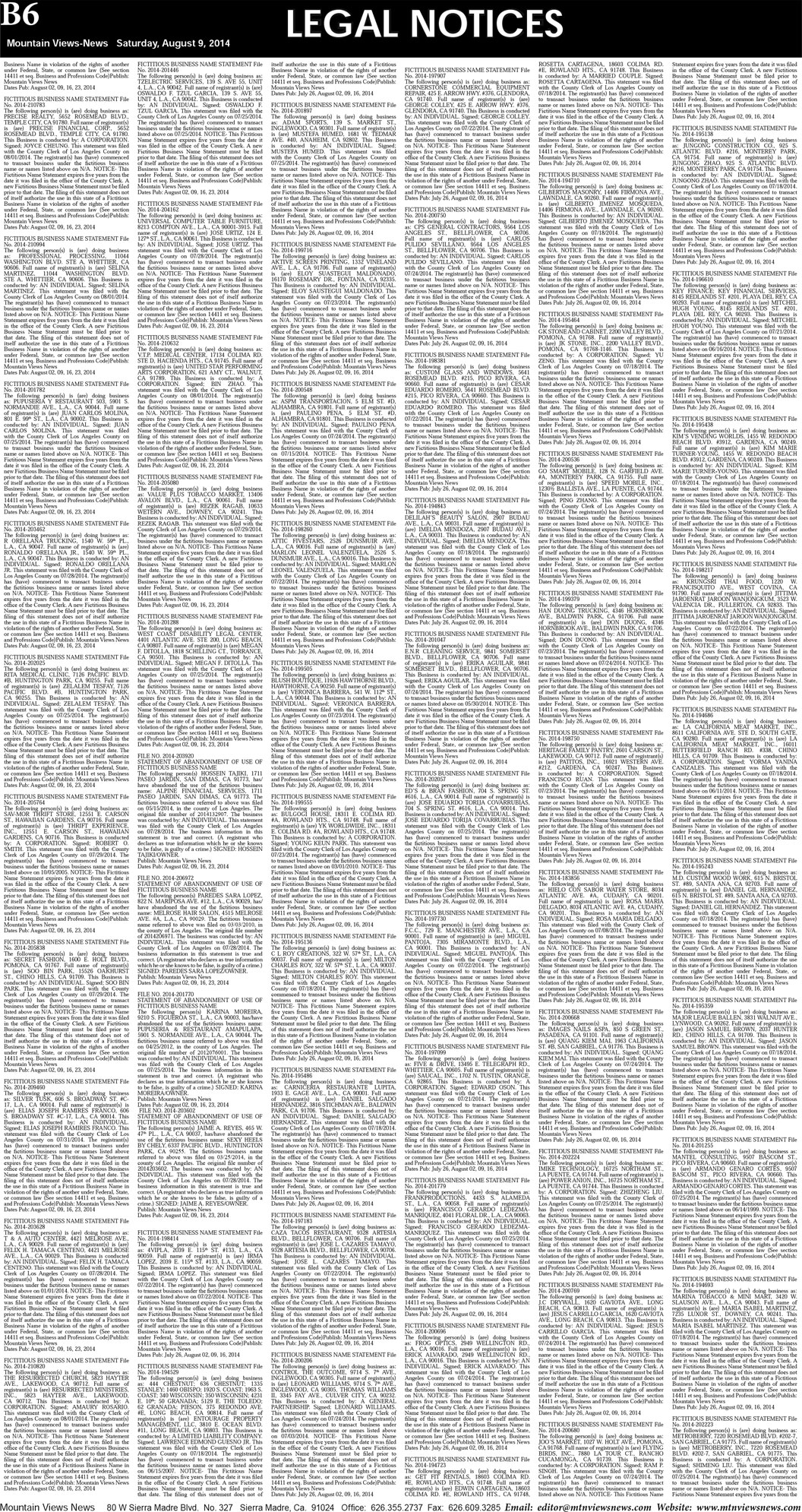 MVNews this week:  Page B:6