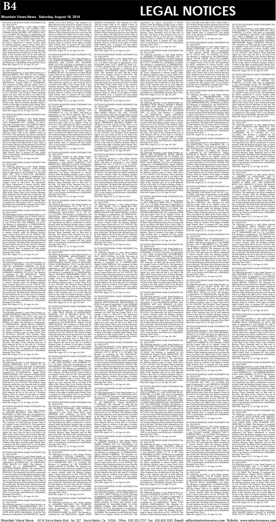 MVNews this week:  Page B:4