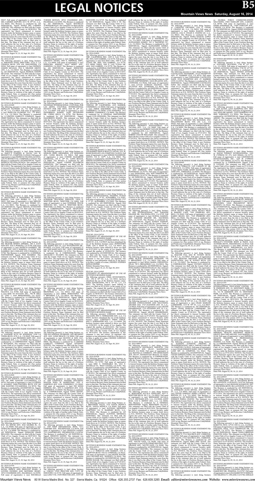 MVNews this week:  Page B:5