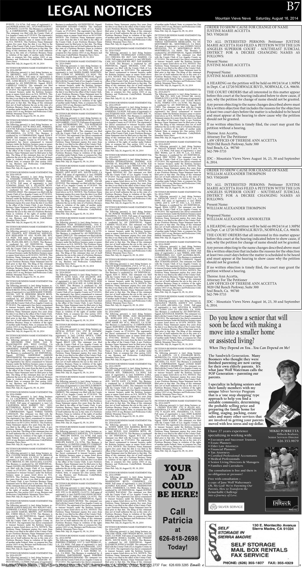 MVNews this week:  Page B:7