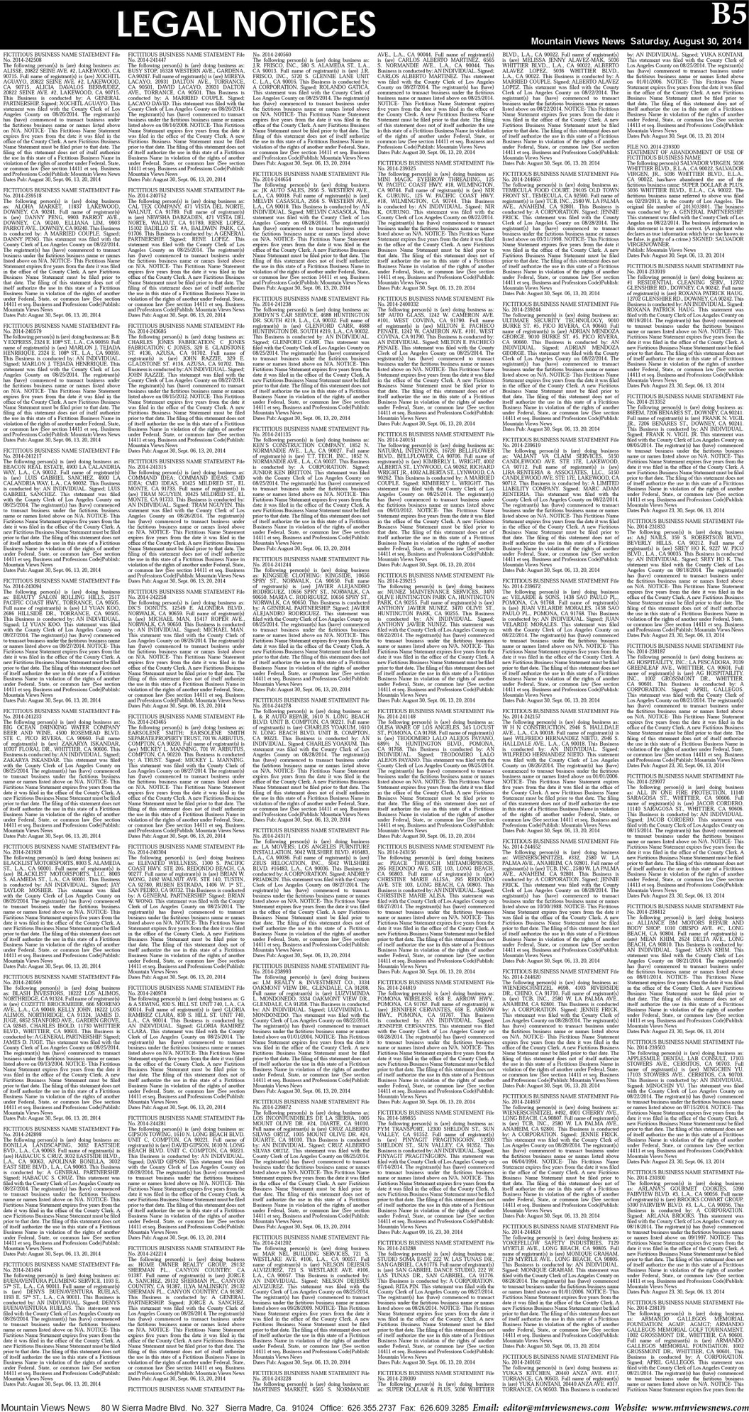 MVNews this week:  Page B:5