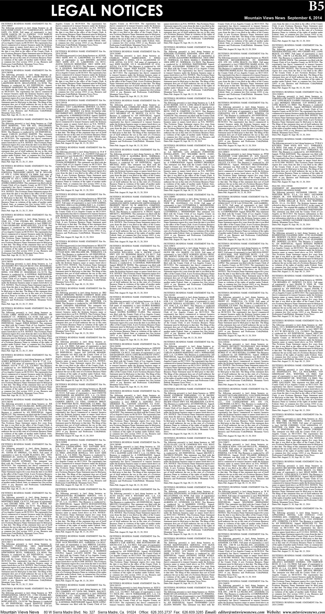 MVNews this week:  Page B:5