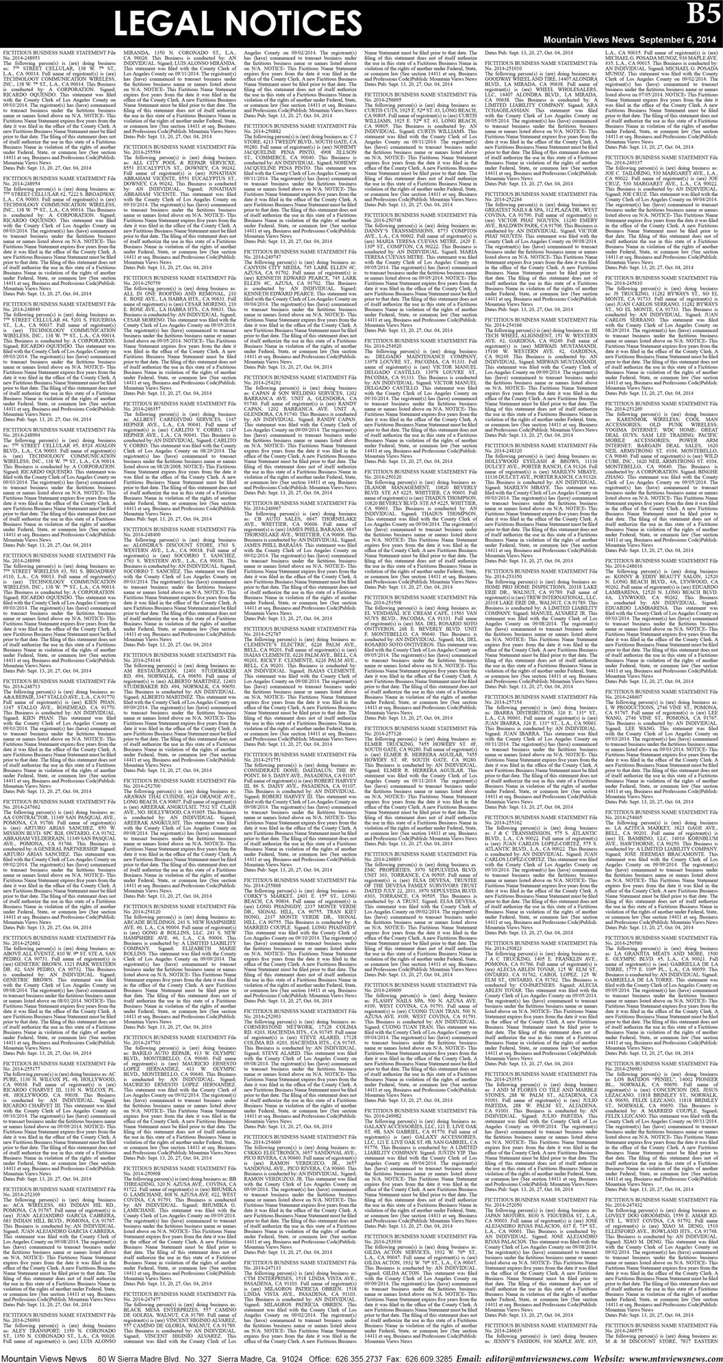 MVNews this week:  Page B:5