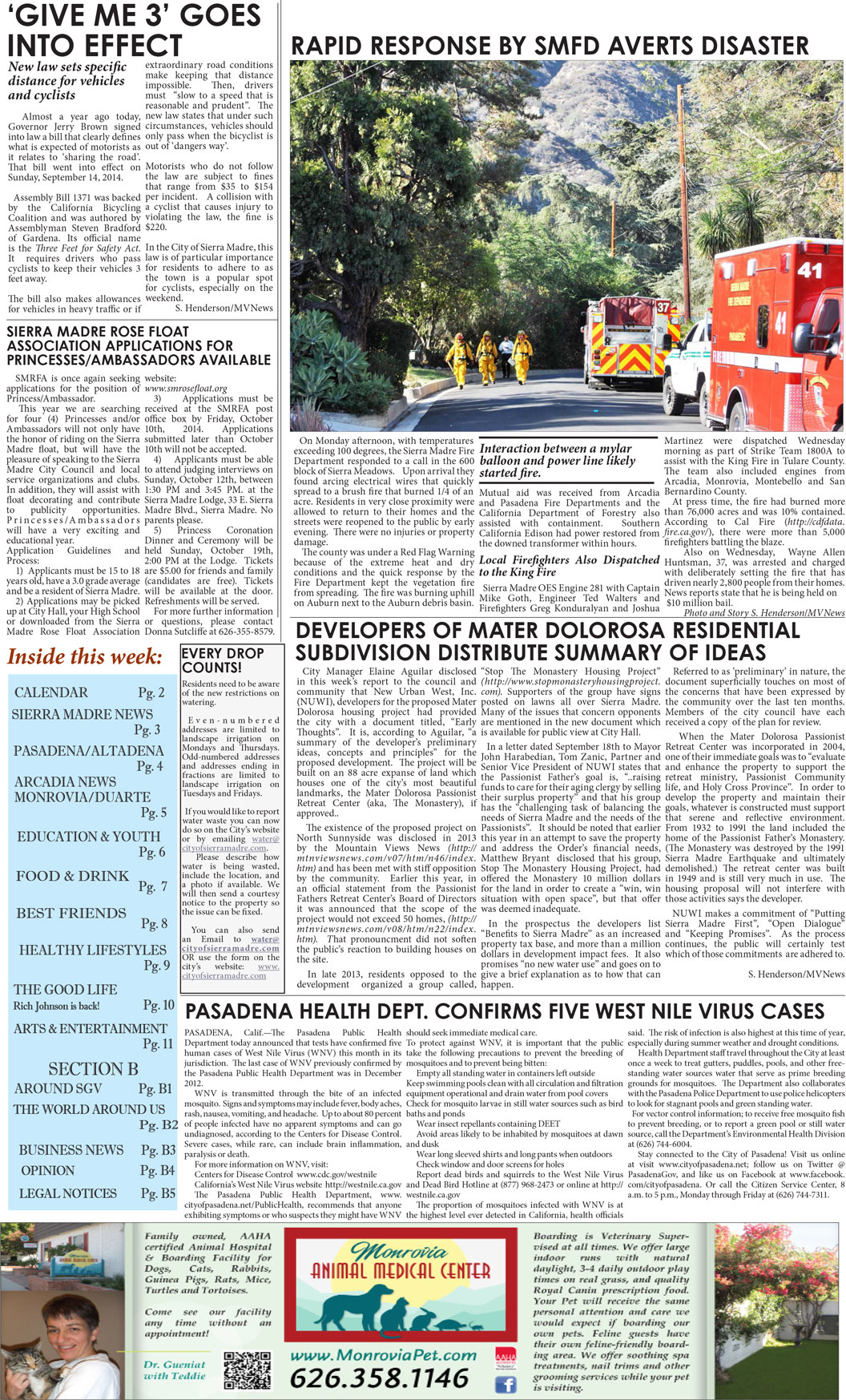 MVNews this week:  Page 1