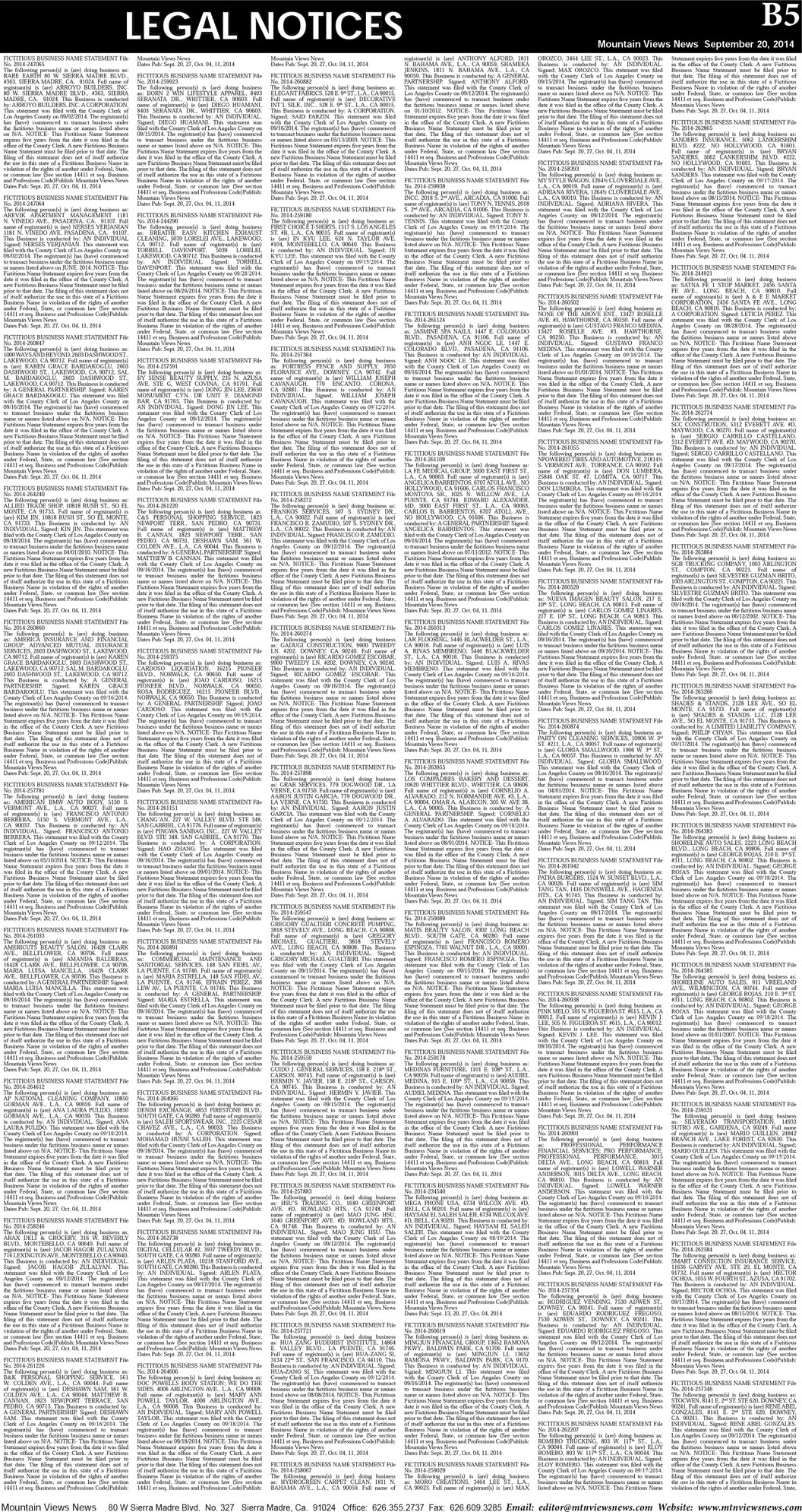 MVNews this week:  Page B:5