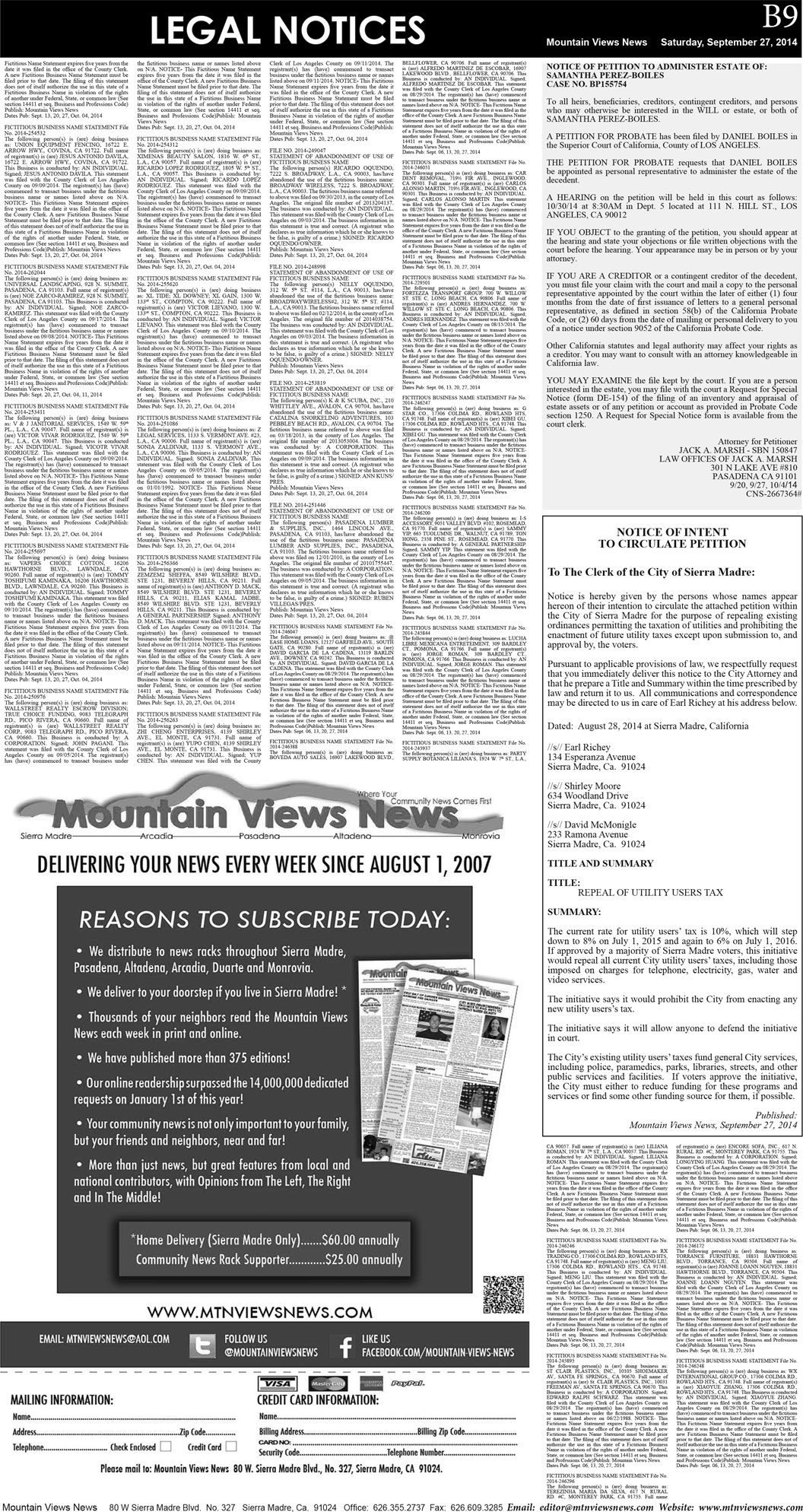 MVNews this week:  Page B:9