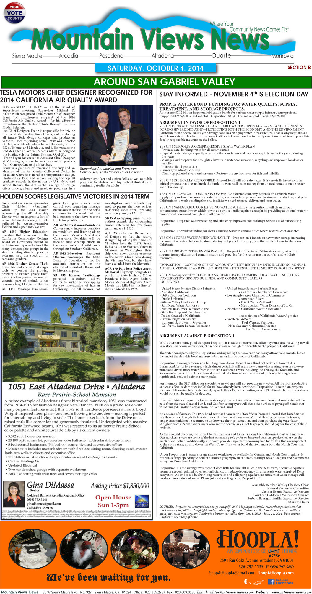 MVNews this week:  Page B:1