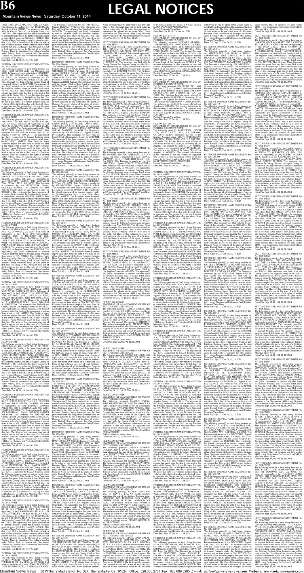 MVNews this week:  Page B:6