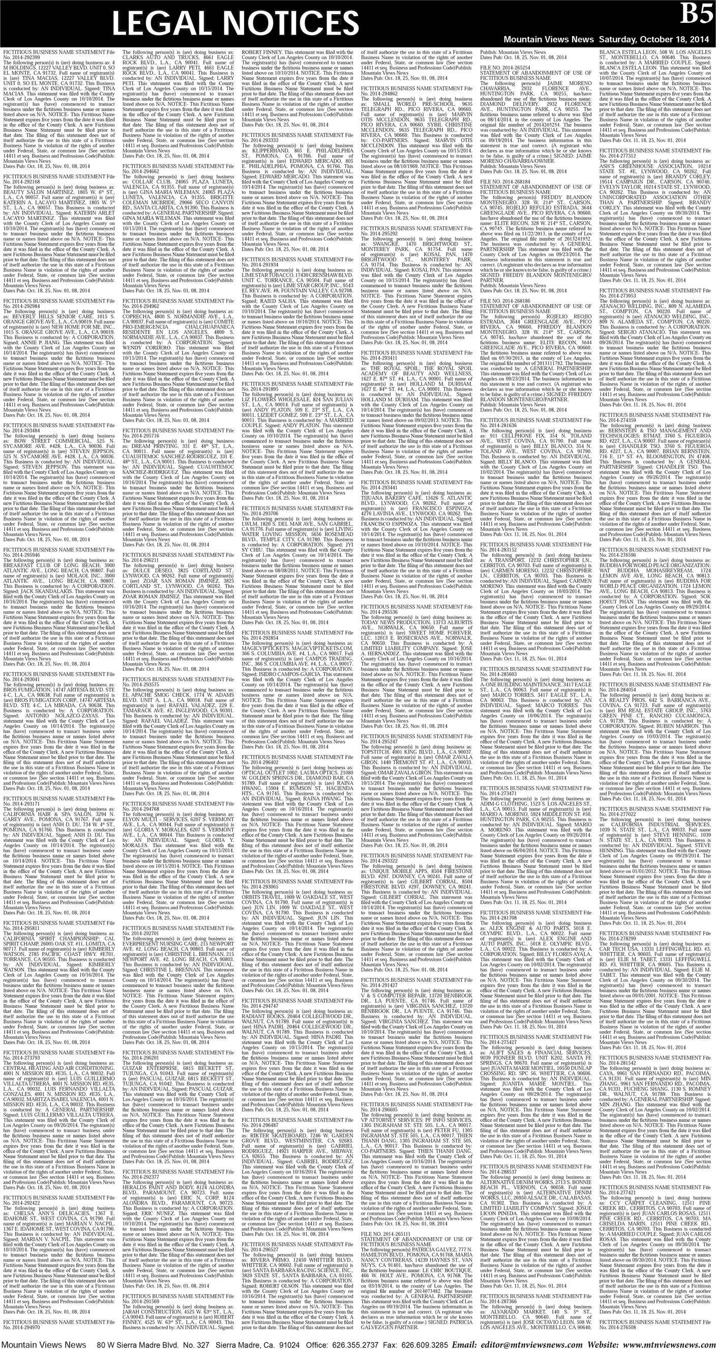 MVNews this week:  Page B:5