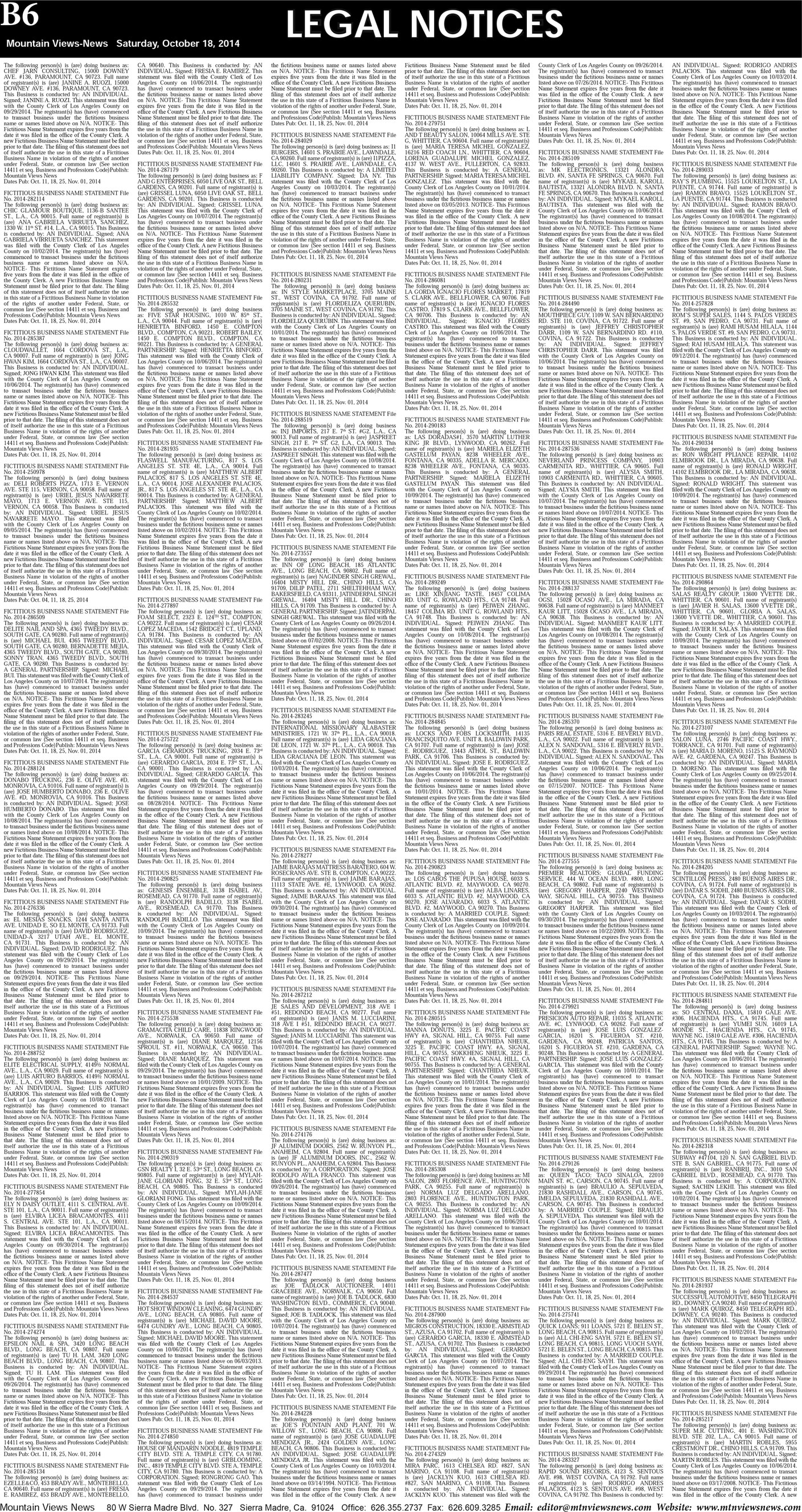 MVNews this week:  Page B:6