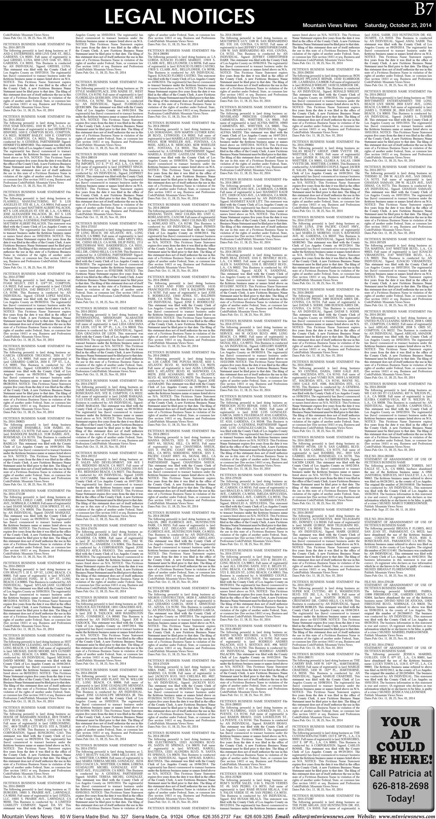 MVNews this week:  Page B:7