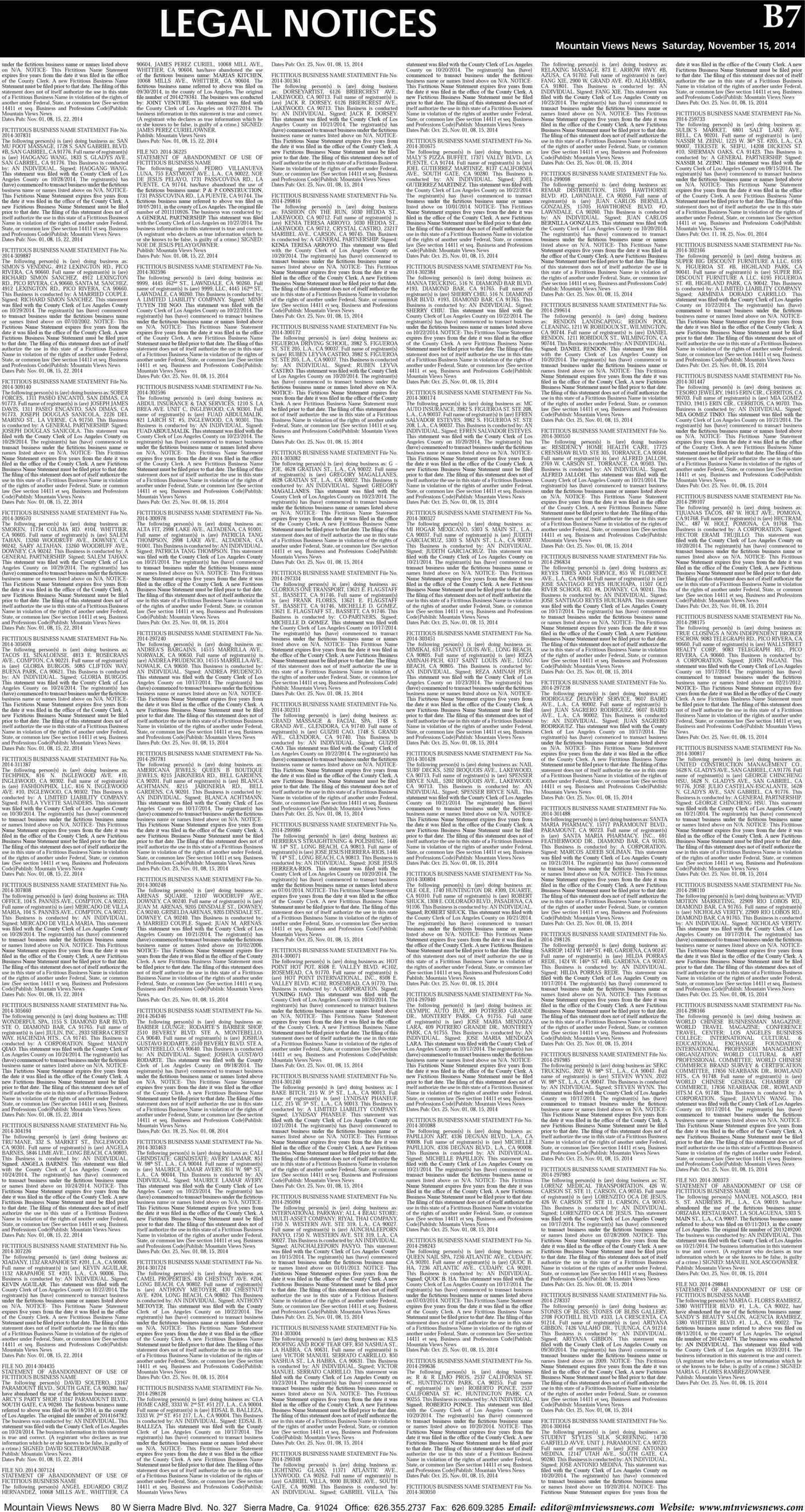 MVNews this week:  Page B:7