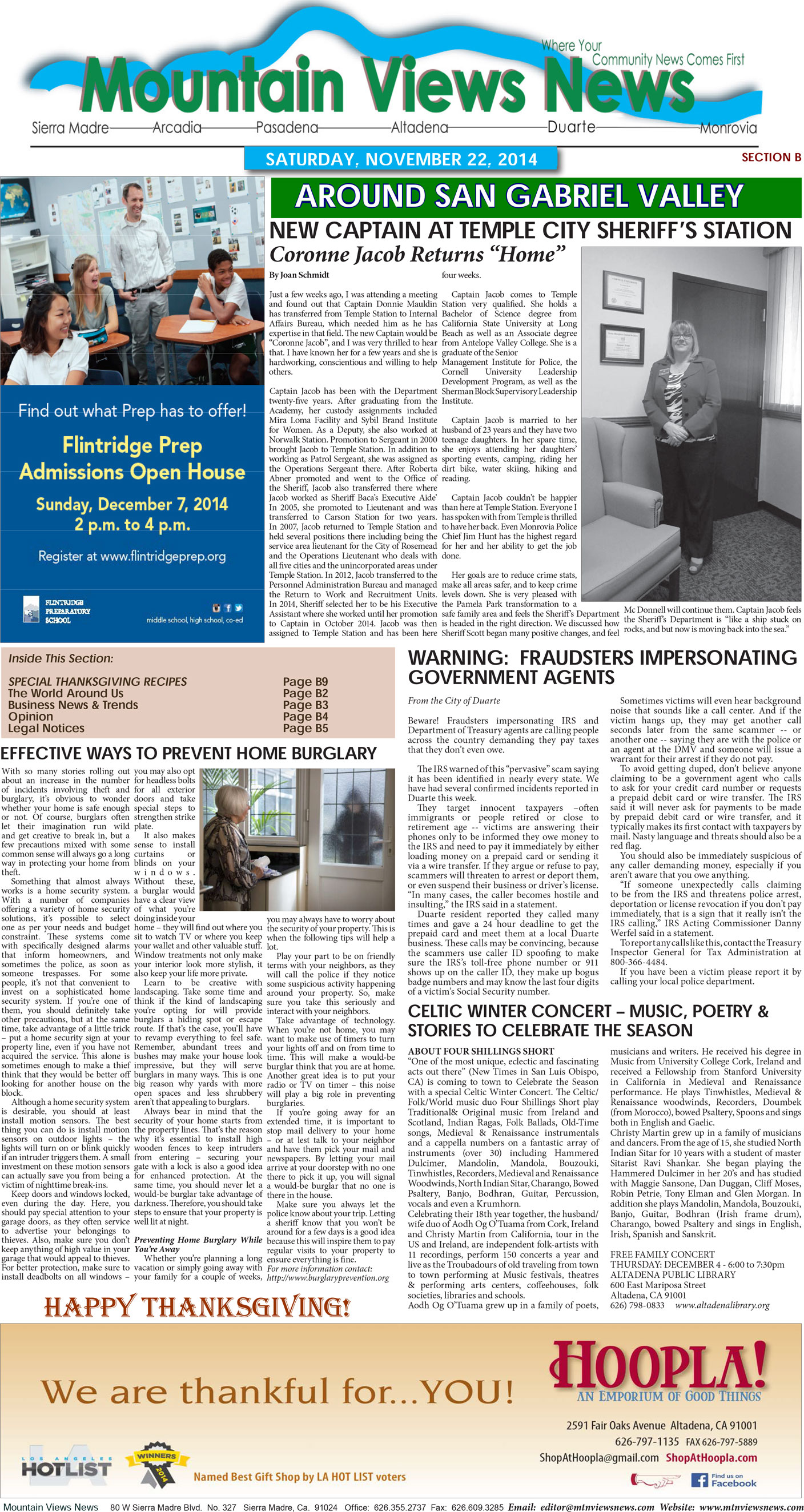 MVNews this week:  Page B:1