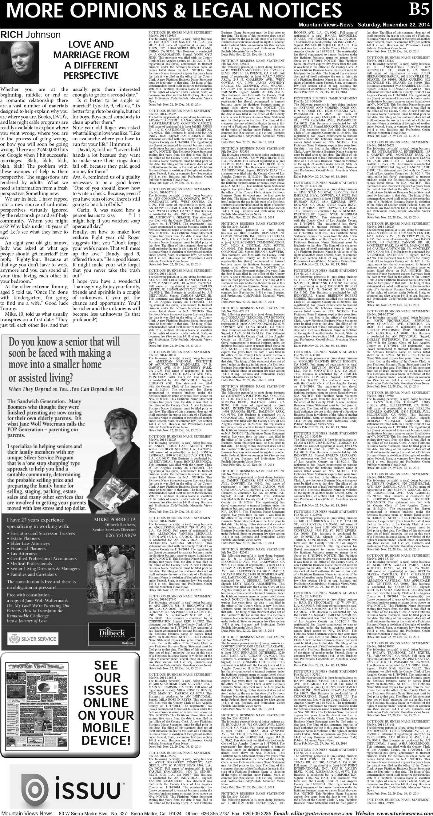 MVNews this week:  Page B:5