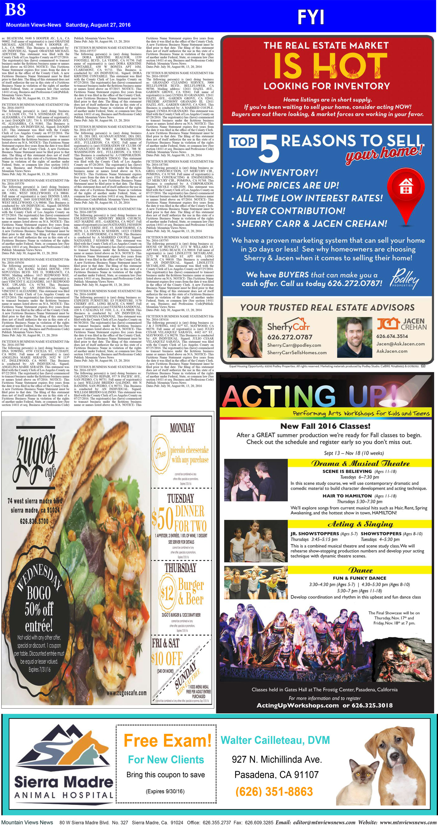 MVNews this week:  Page B:8