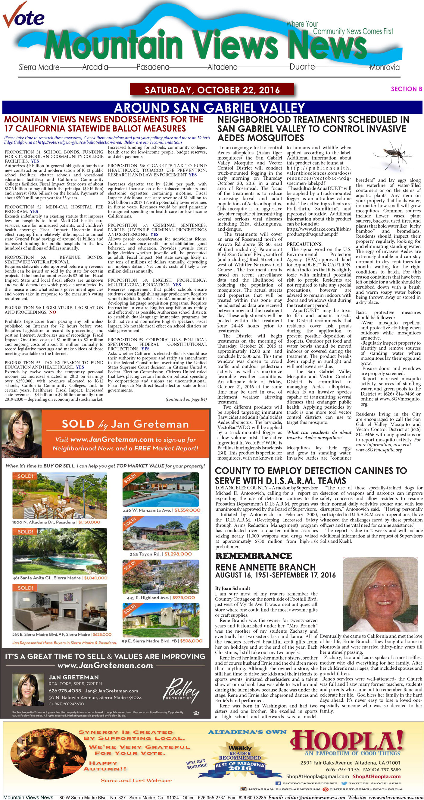 MVNews this week:  Page B:1