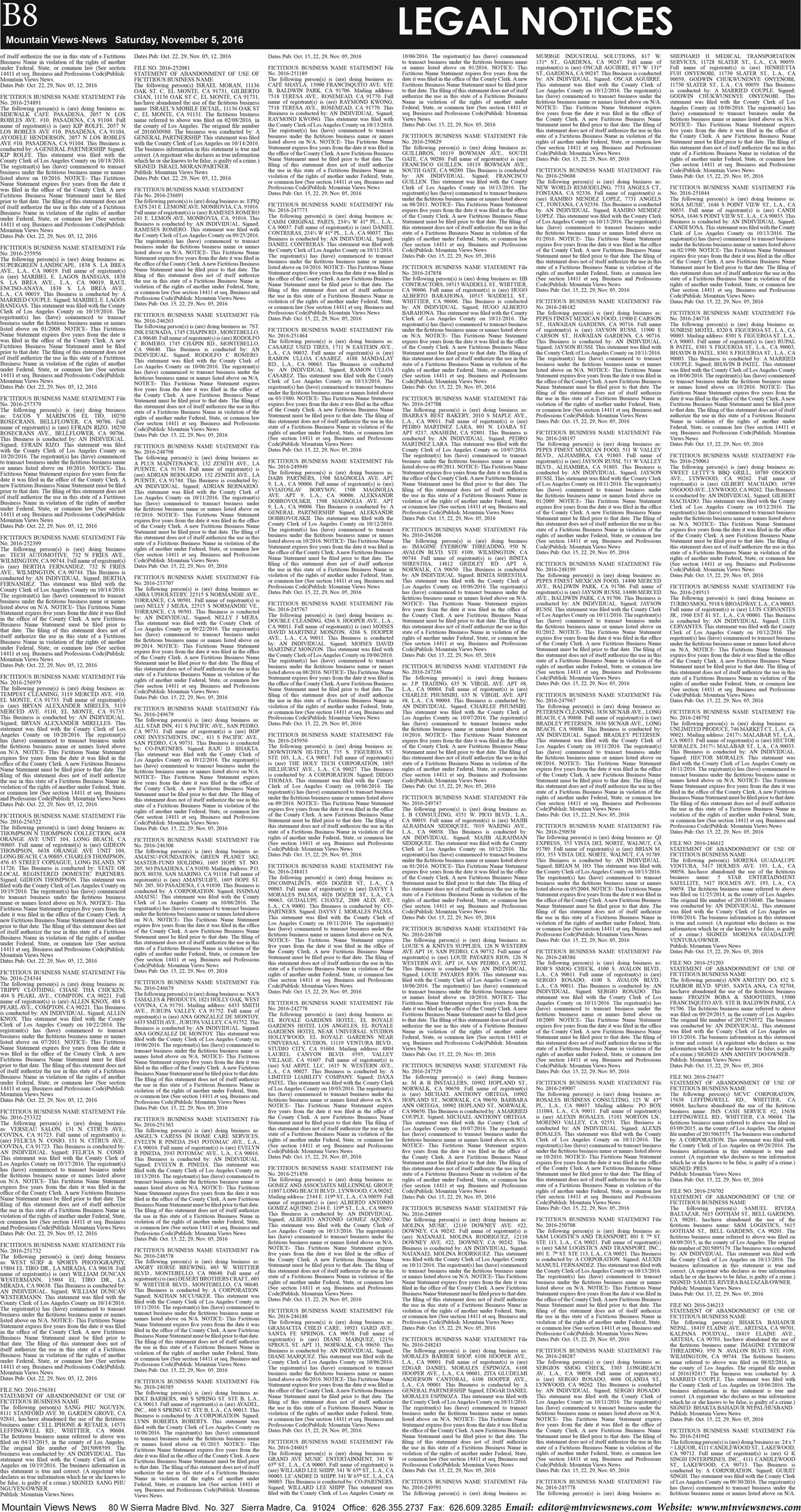 MVNews this week:  Page B:8