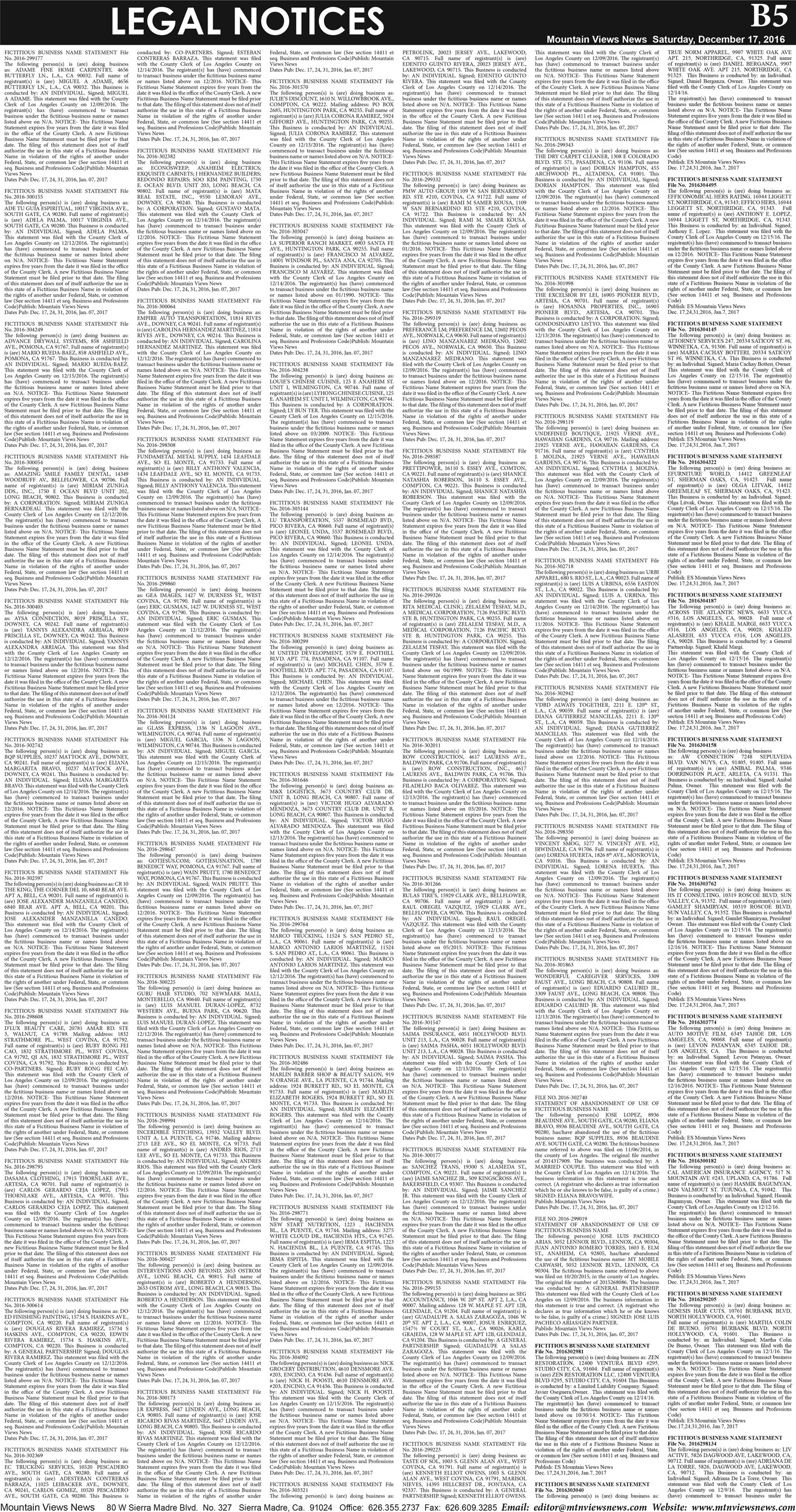 MVNews this week:  Page B:5