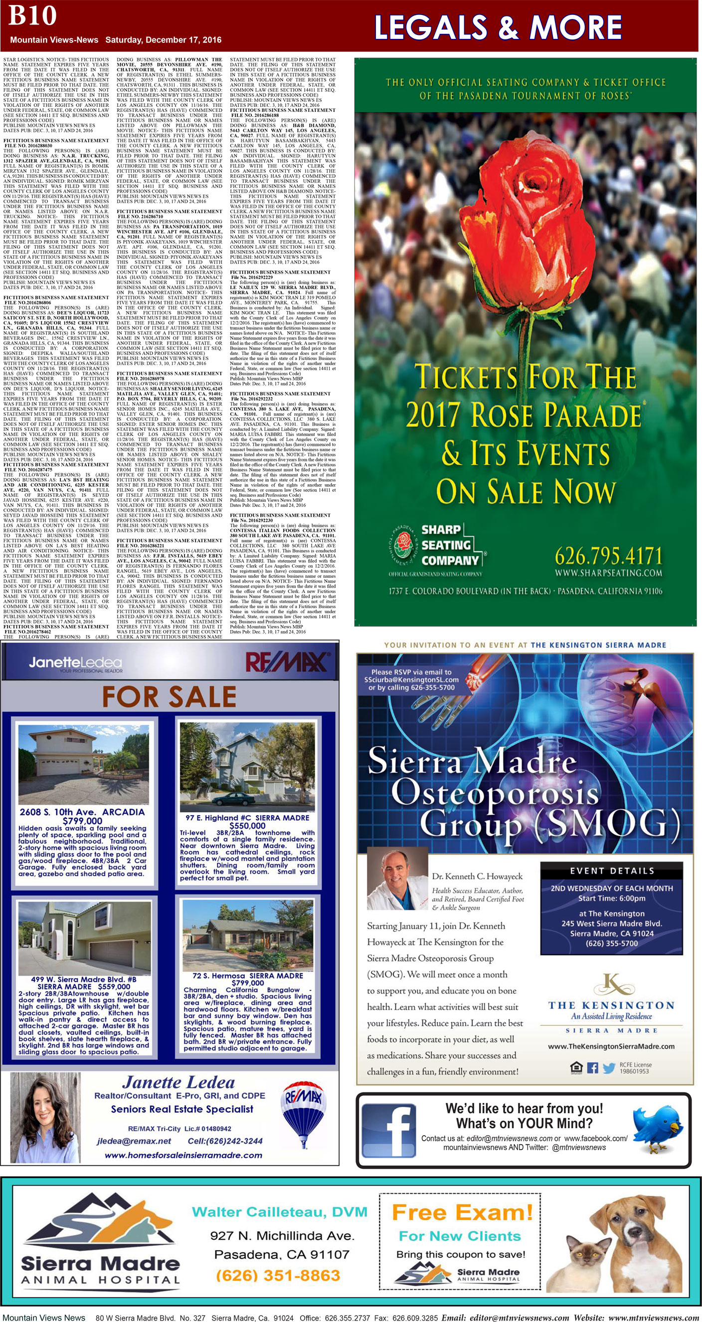 MVNews this week:  Page B:10