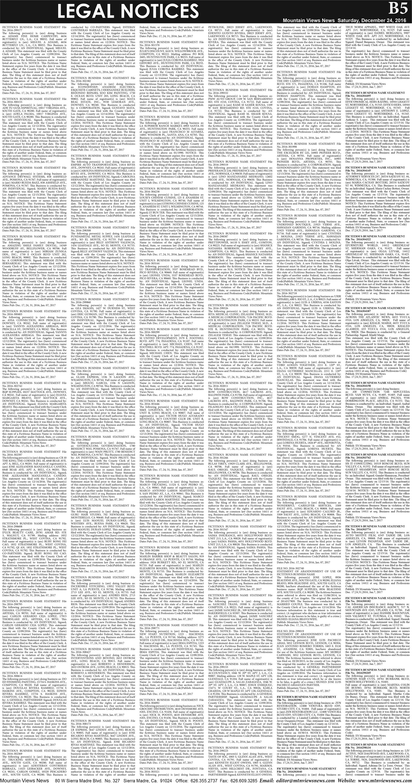 MVNews this week:  Page B:5