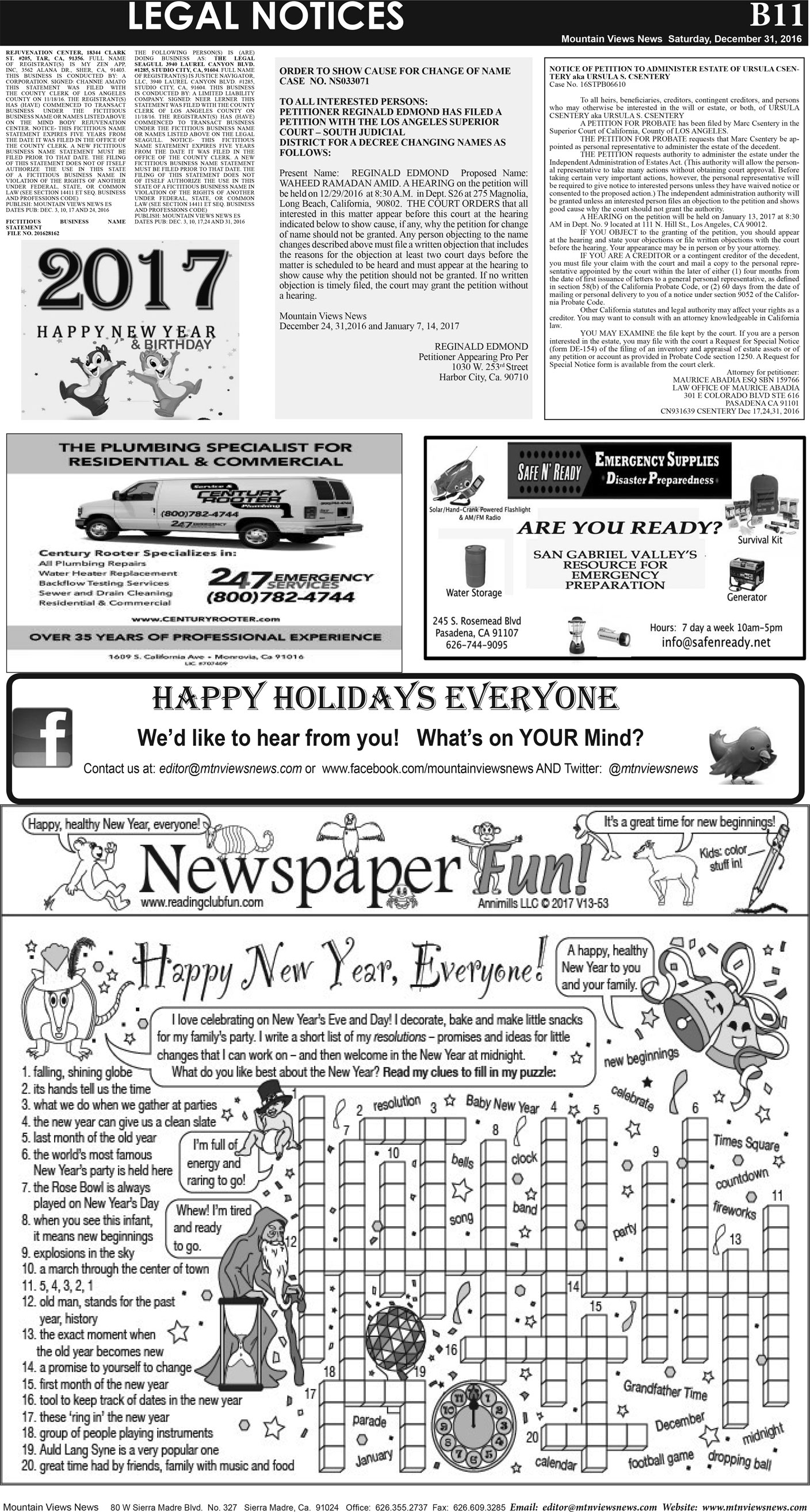 MVNews this week:  Page B:9